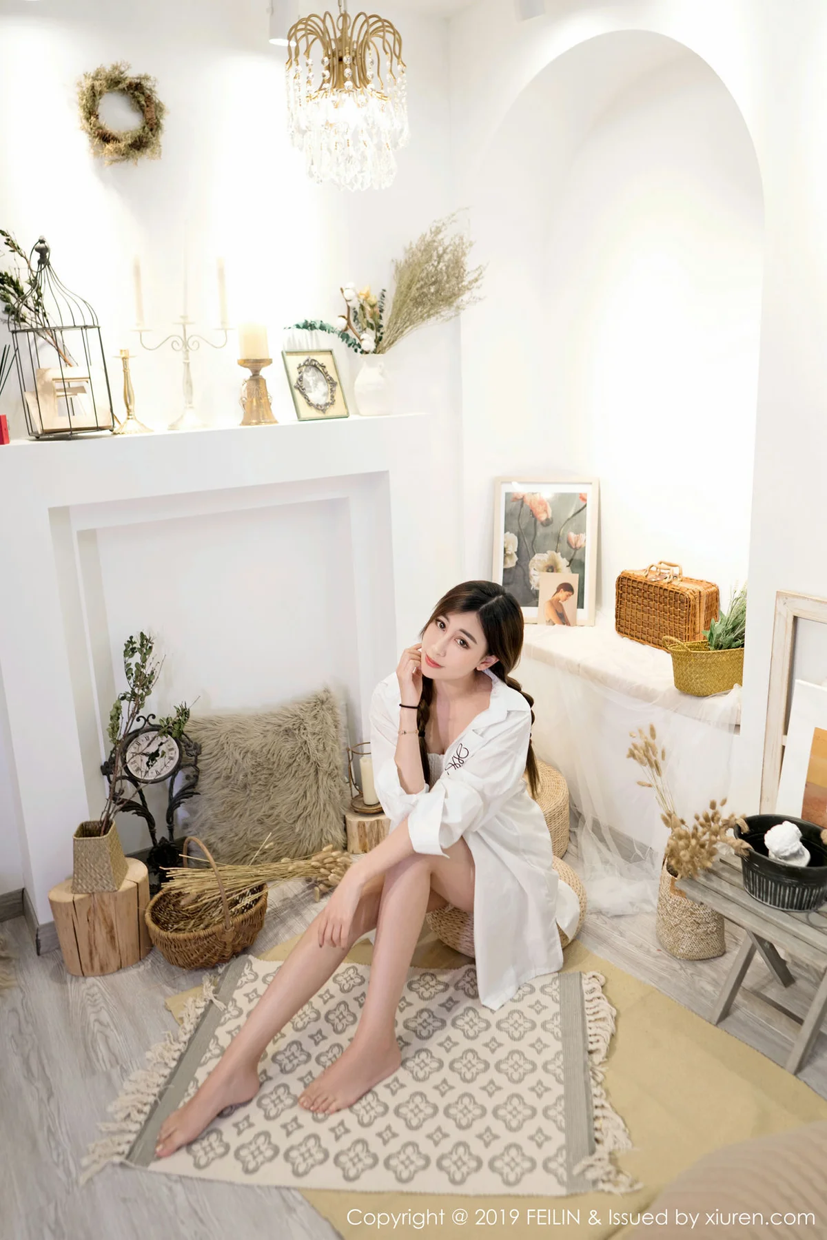 FeiLin 嗲囡囡 Vol.185 星星star 首套写真长腿模特 - 7