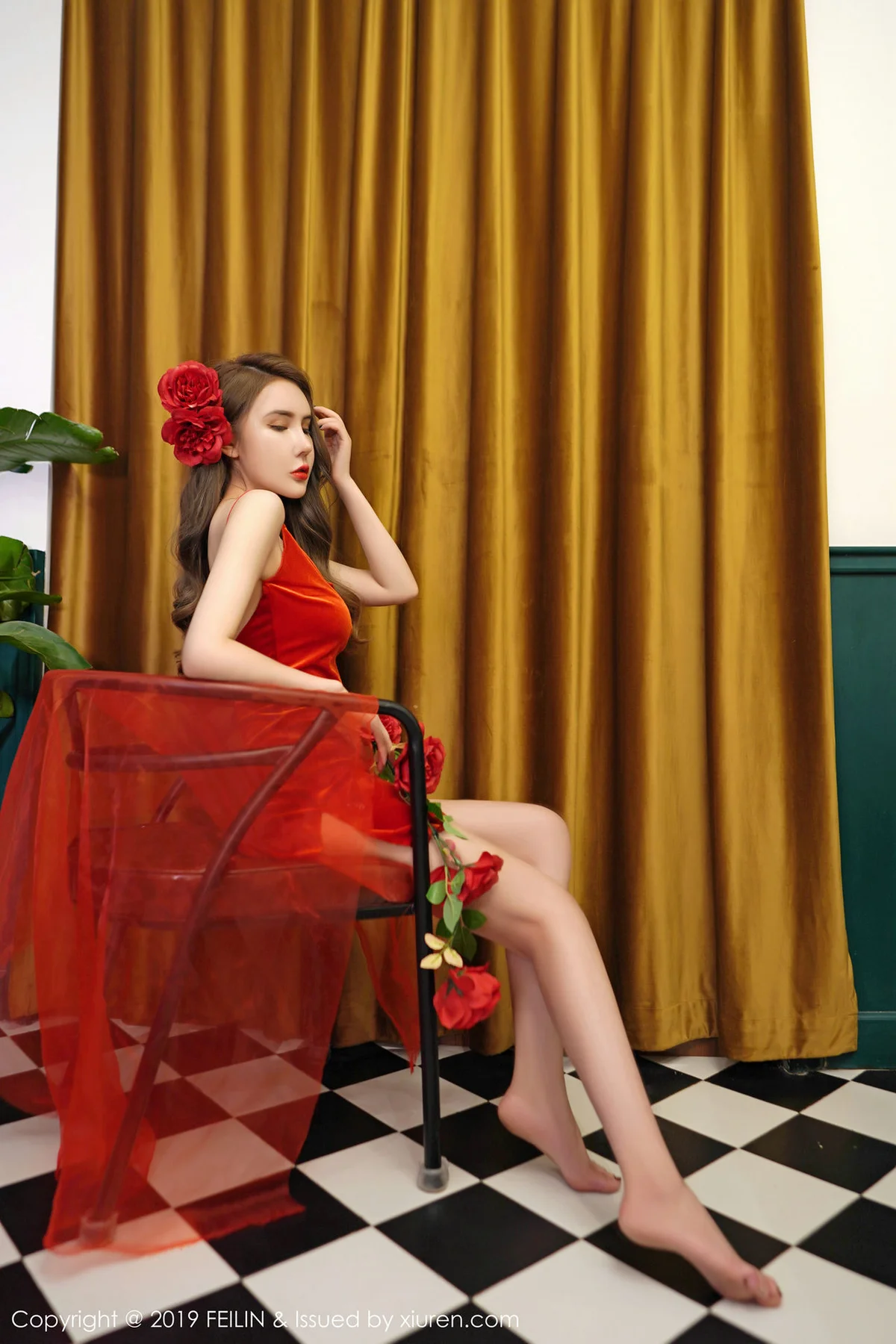 FeiLin 嗲囡囡 Vol.200 伍月may首套写真 - 8