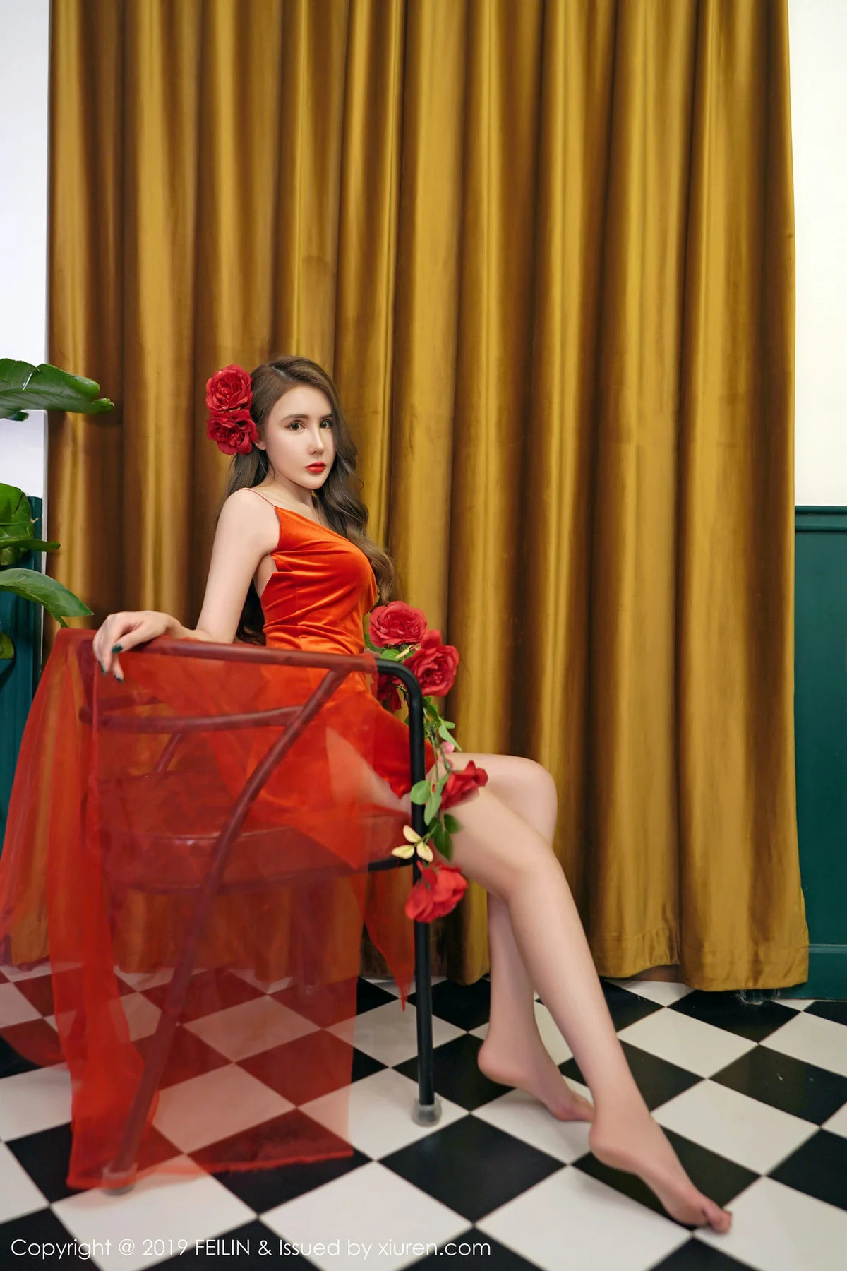 FeiLin 嗲囡囡 Vol.200 伍月may首套写真 - 9