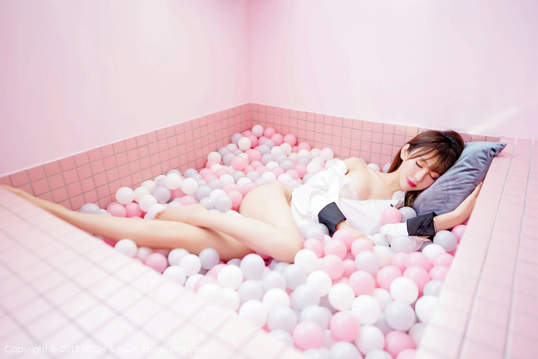 FeiLin 嗲囡囡 Vol.214 程梓首套写真 - 8