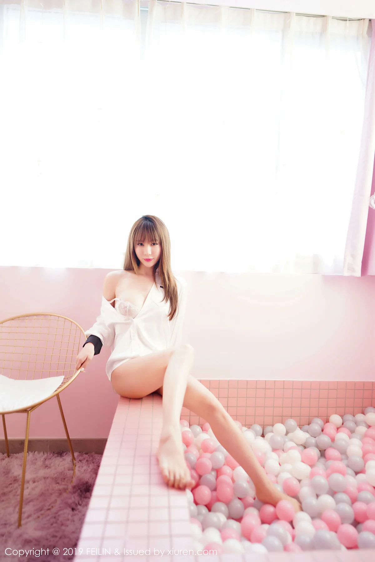 FeiLin 嗲囡囡 Vol.214 程梓首套写真 - 3