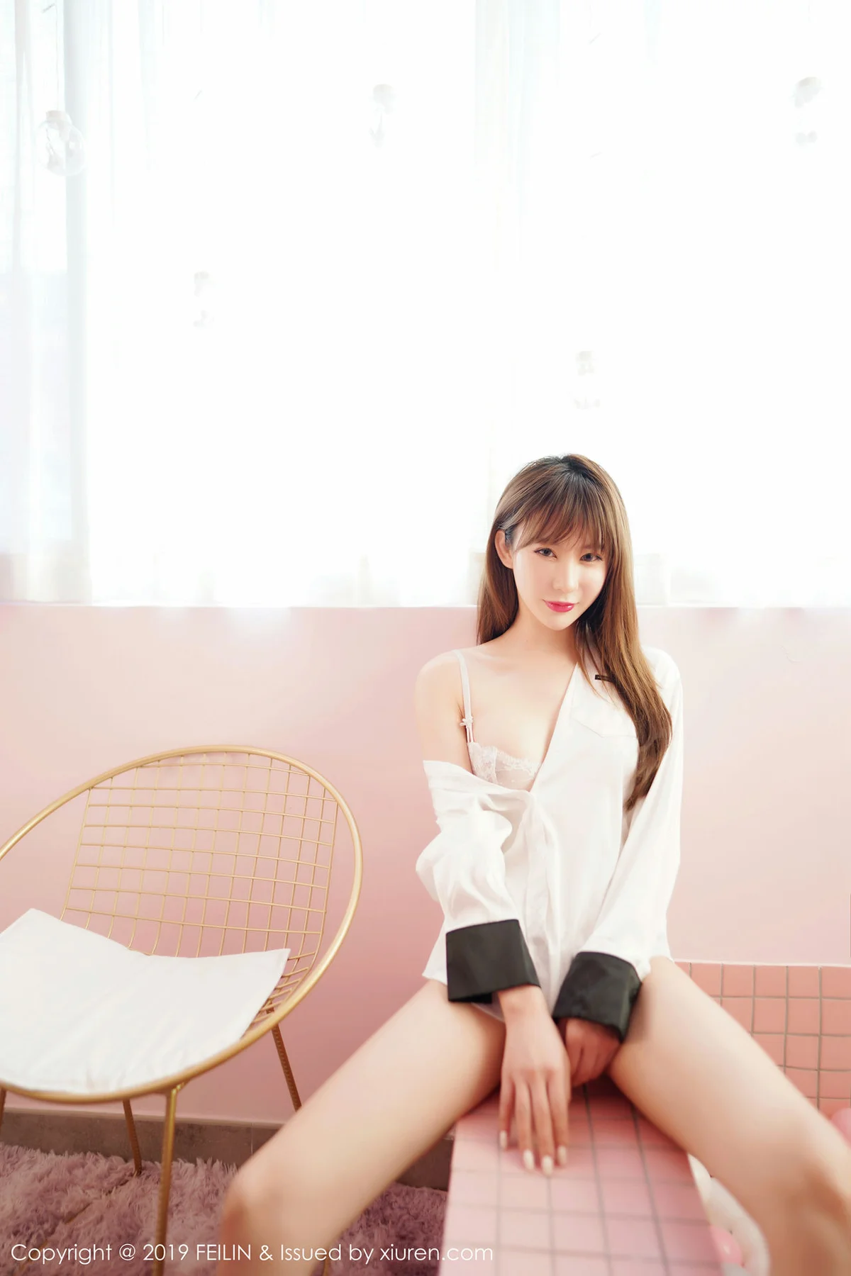 FeiLin 嗲囡囡 Vol.214 程梓首套写真 - 7