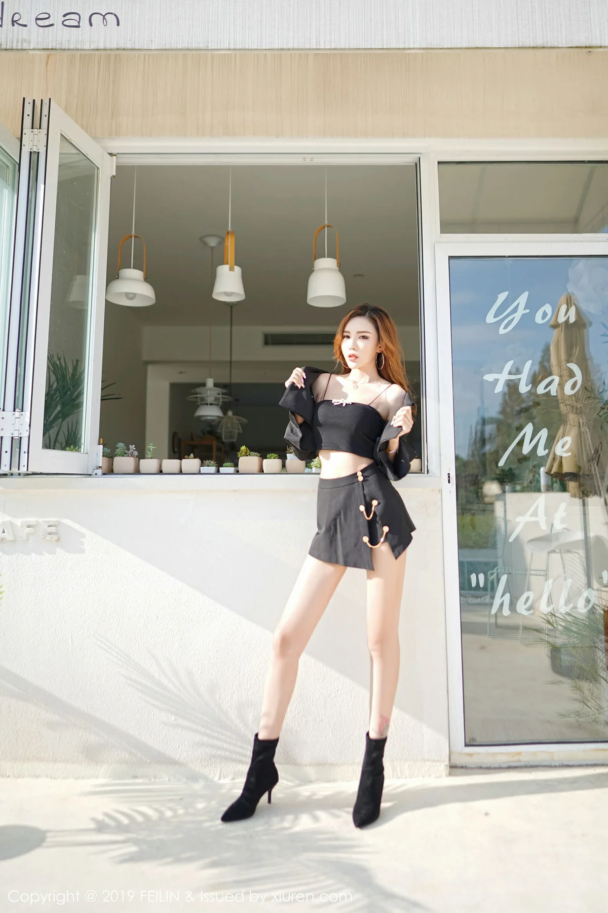 FeiLin 嗲囡囡 Vol.220 梦小楠小夜猫 性感泳池写真 - 6