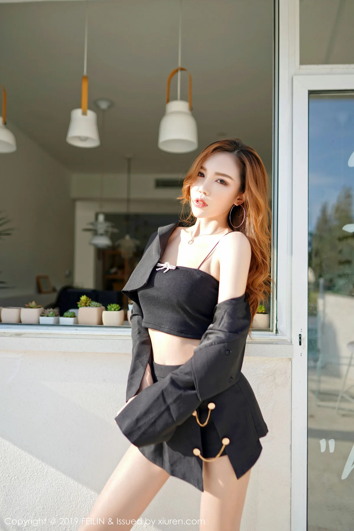 FeiLin 嗲囡囡 Vol.220 梦小楠小夜猫 性感泳池写真 - 8