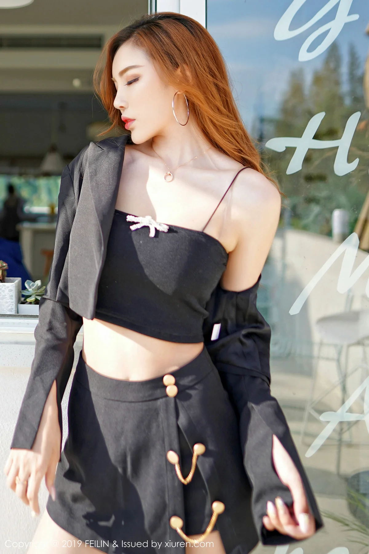 FeiLin 嗲囡囡 Vol.220 梦小楠小夜猫 性感泳池写真 - 9