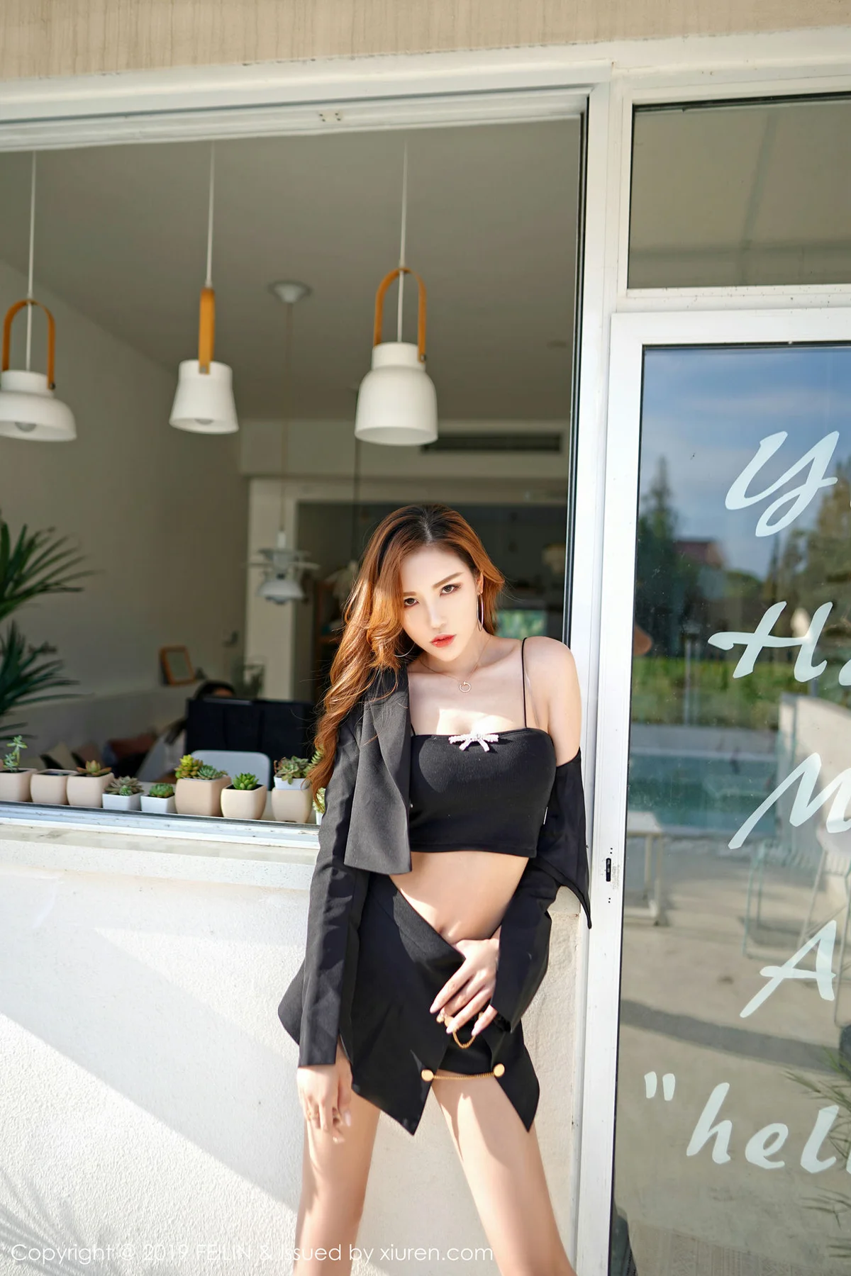 FeiLin 嗲囡囡 Vol.220 梦小楠小夜猫 性感泳池写真 - 10