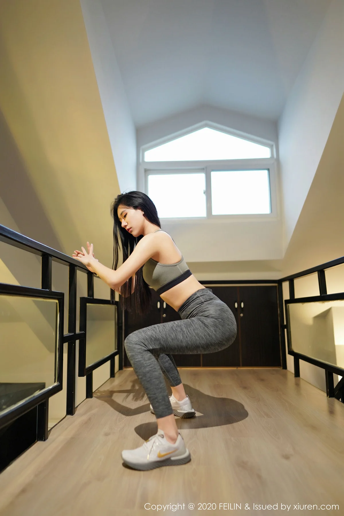 FeiLin 嗲囡囡 Vol.230 性感吊裙 BABY_柒 矫健运动最新性感写真 - 5