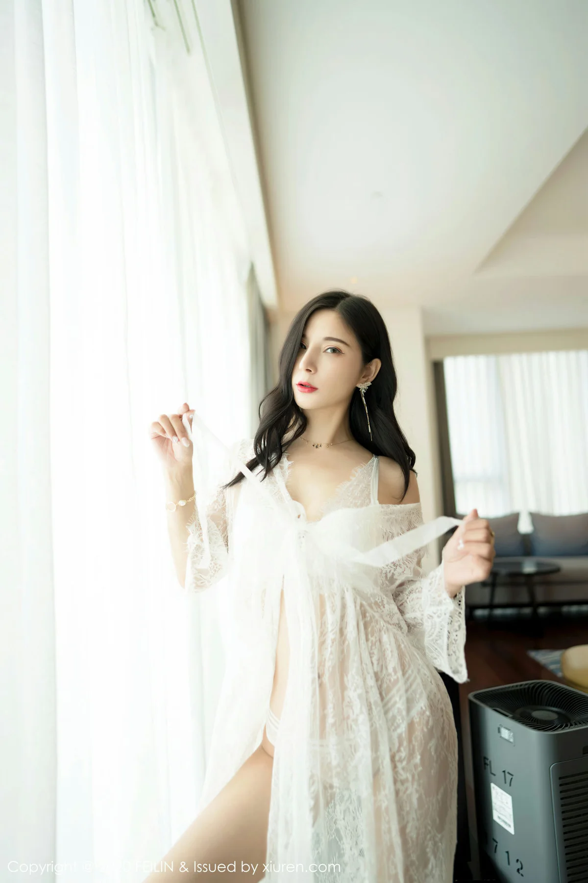 FeiLin 嗲囡囡 Vol.348 透视底裤 小蛮妖yummy 清秀美女曼妙娇躯 - 4