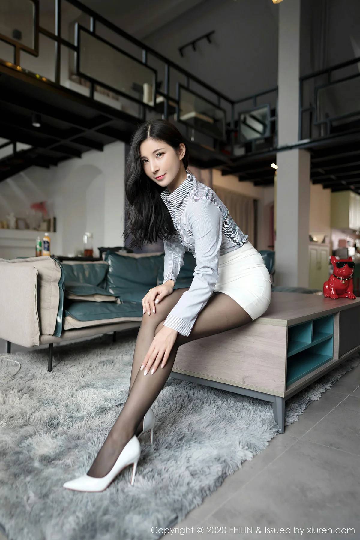 FeiLin 嗲囡囡 Vol.358 小蛮妖 曼妙娇躯秘书制服 - 4