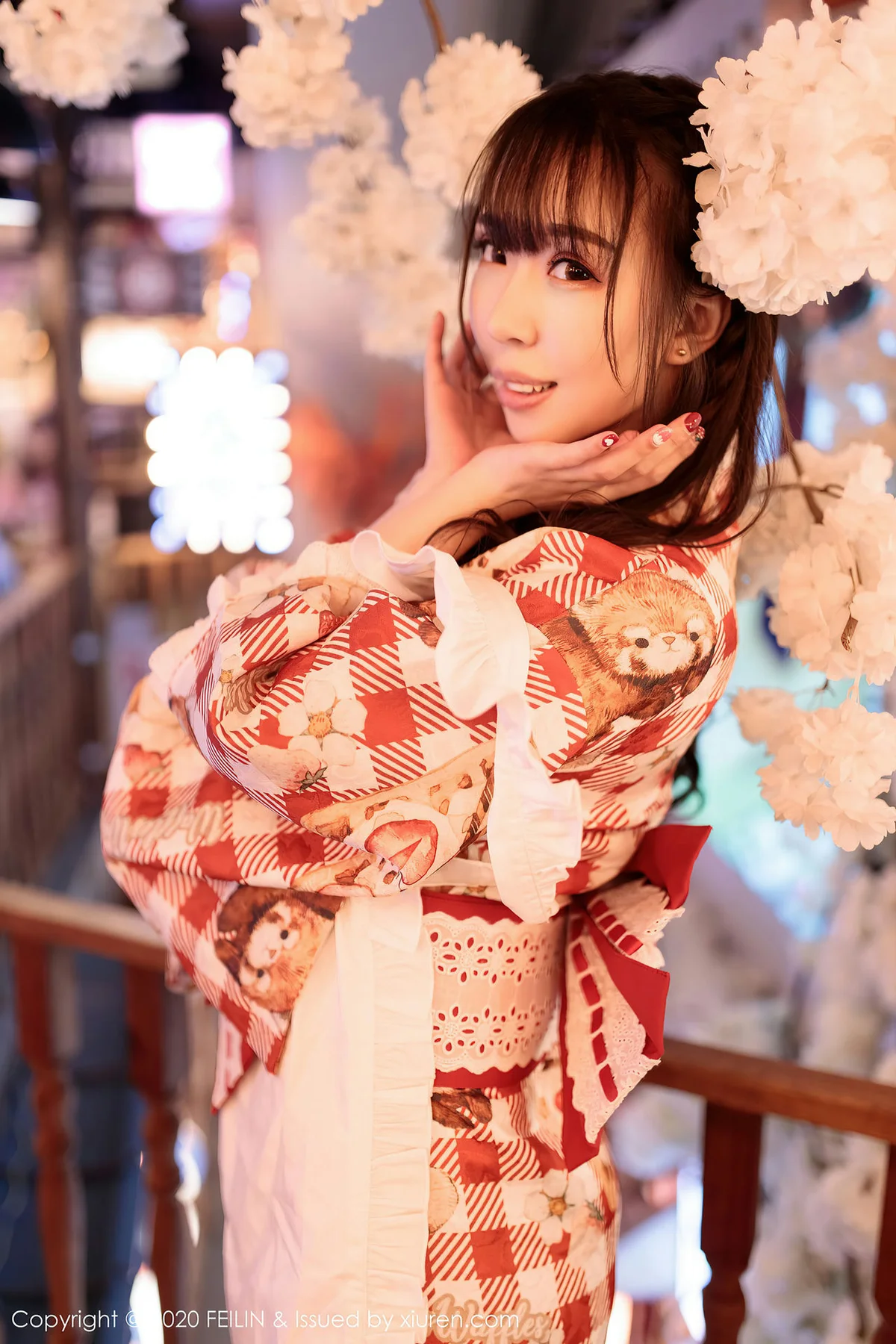 FeiLin 嗲囡囡 Vol.360 性感和服制服 小波多 - 2