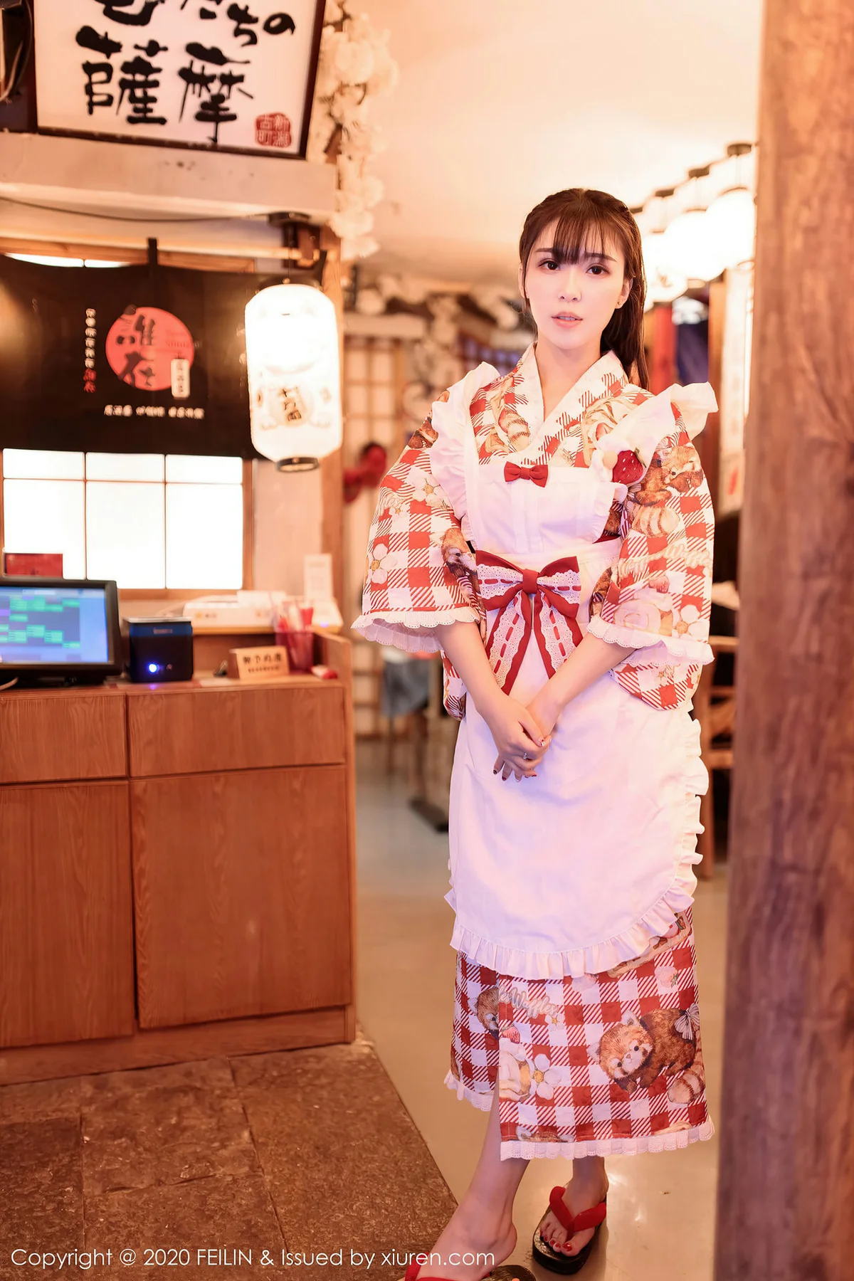 FeiLin 嗲囡囡 Vol.360 性感和服制服 小波多 - 5