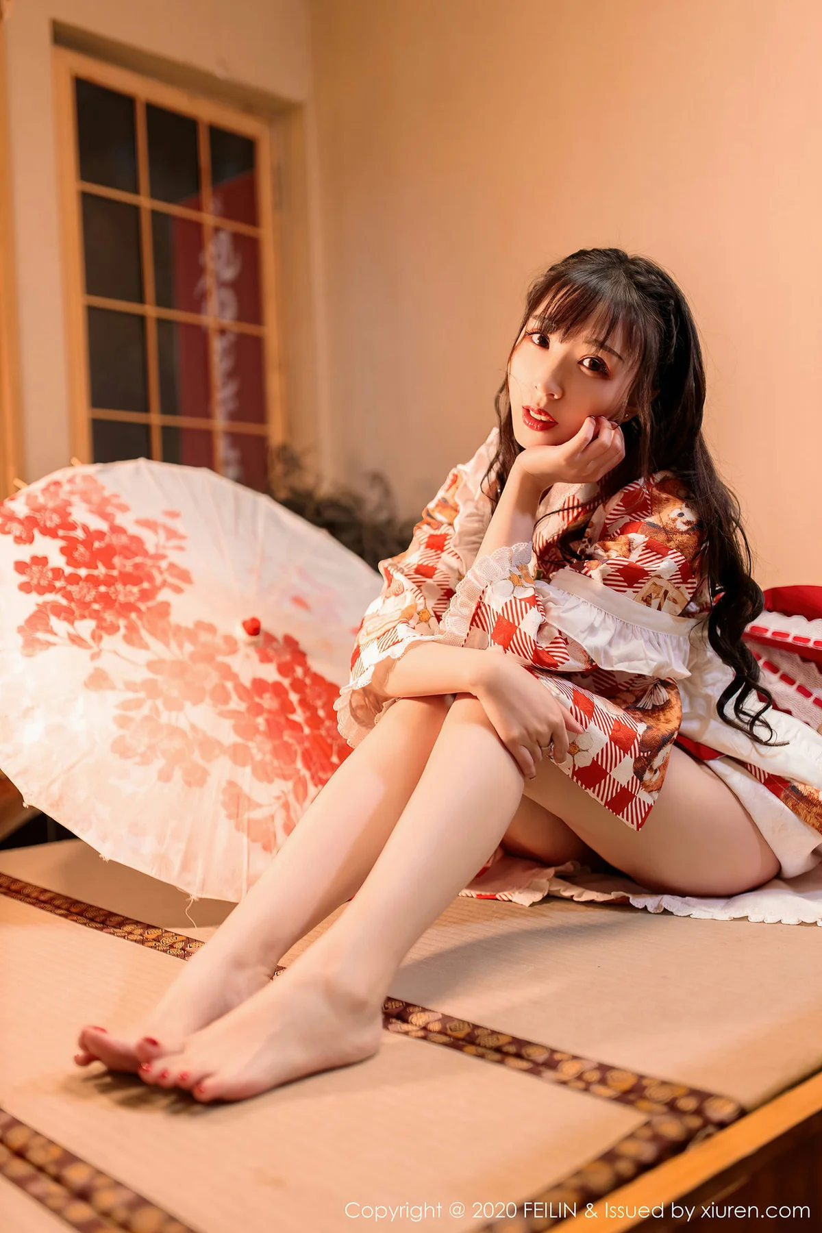 FeiLin 嗲囡囡 Vol.360 性感和服制服 小波多 - 8