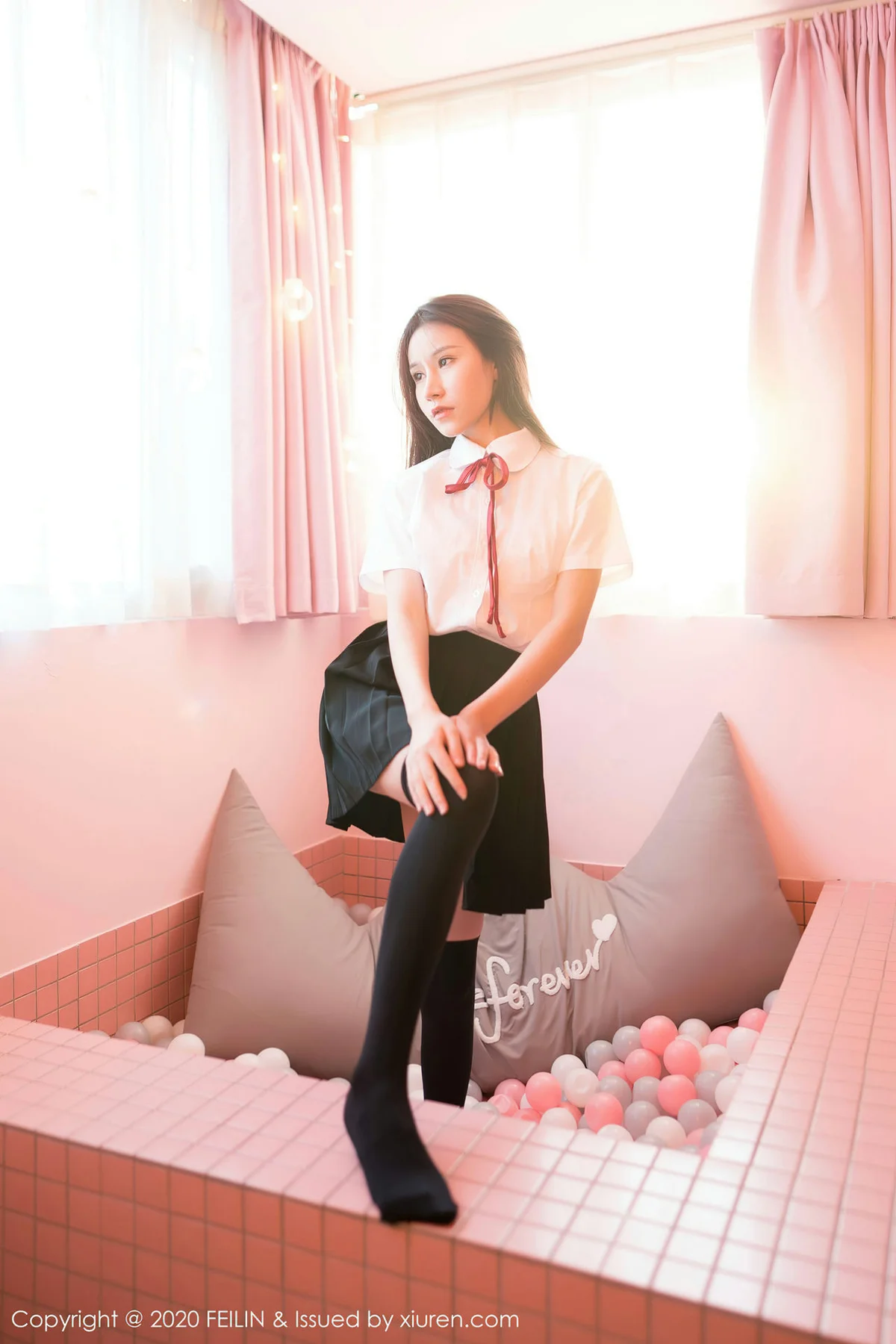 FeiLin 嗲囡囡 Vol.361 jk制服 茯苓 新人模特 - 4
