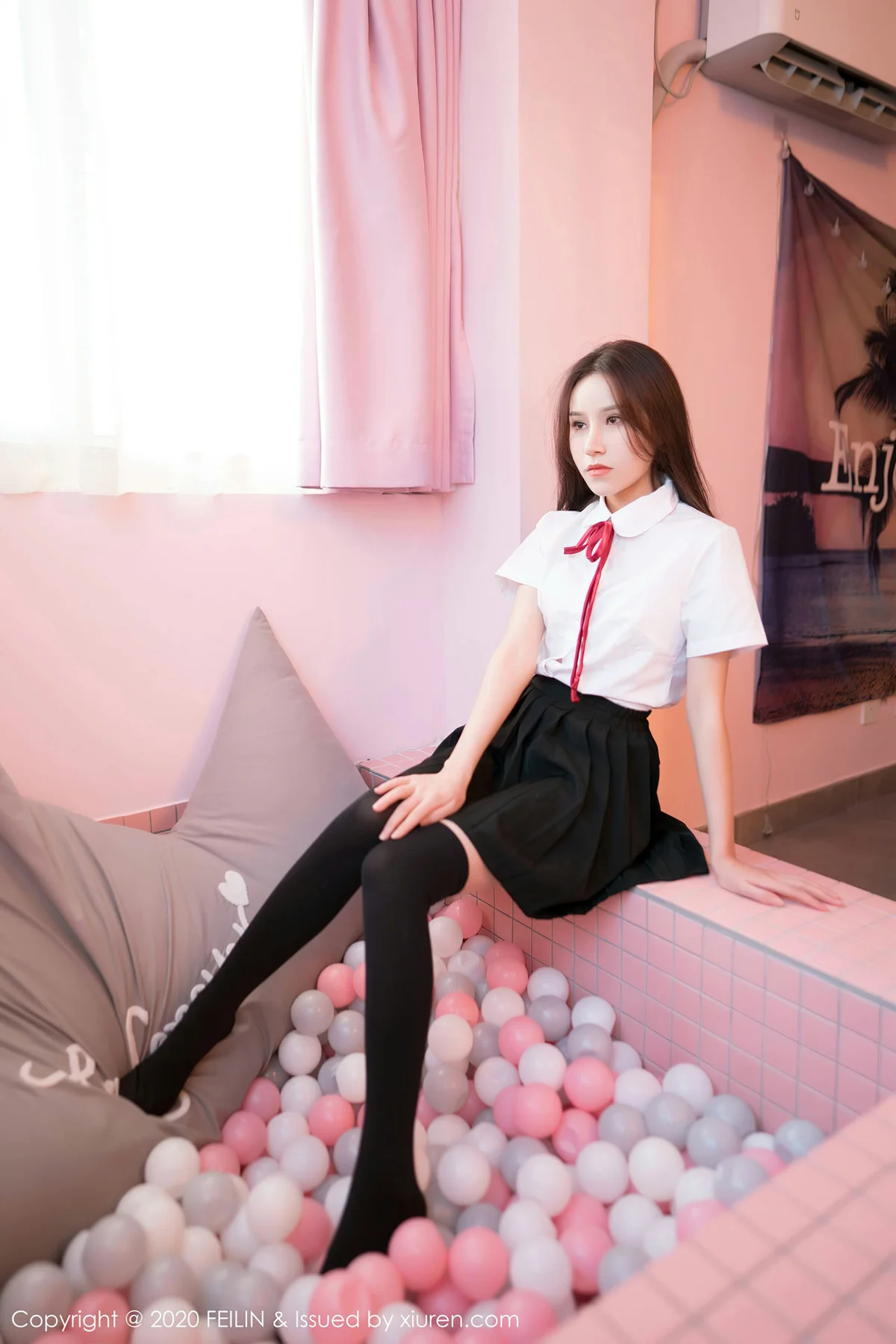 FeiLin 嗲囡囡 Vol.361 jk制服 茯苓 新人模特 - 8