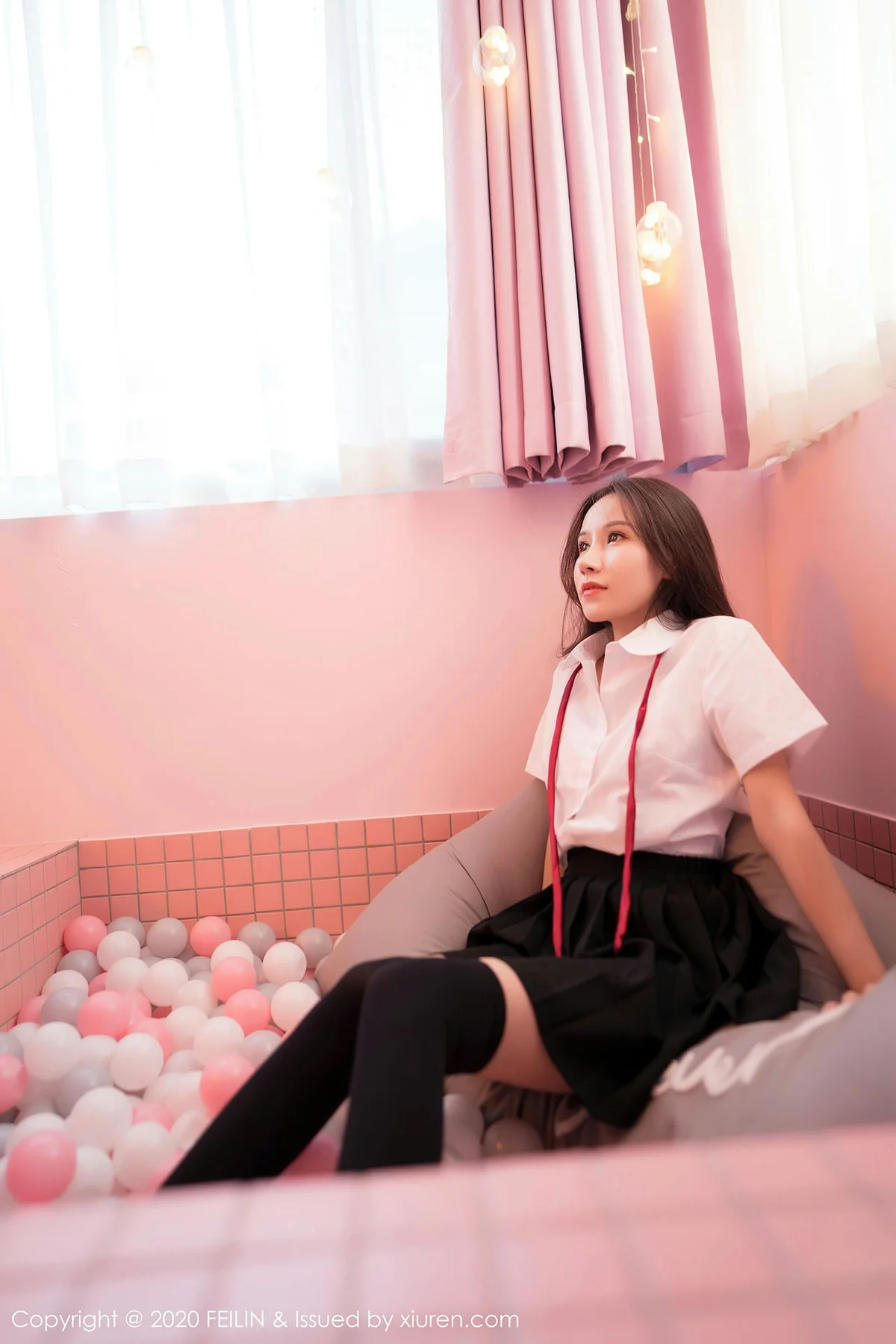 FeiLin 嗲囡囡 Vol.361 jk制服 茯苓 新人模特 - 6