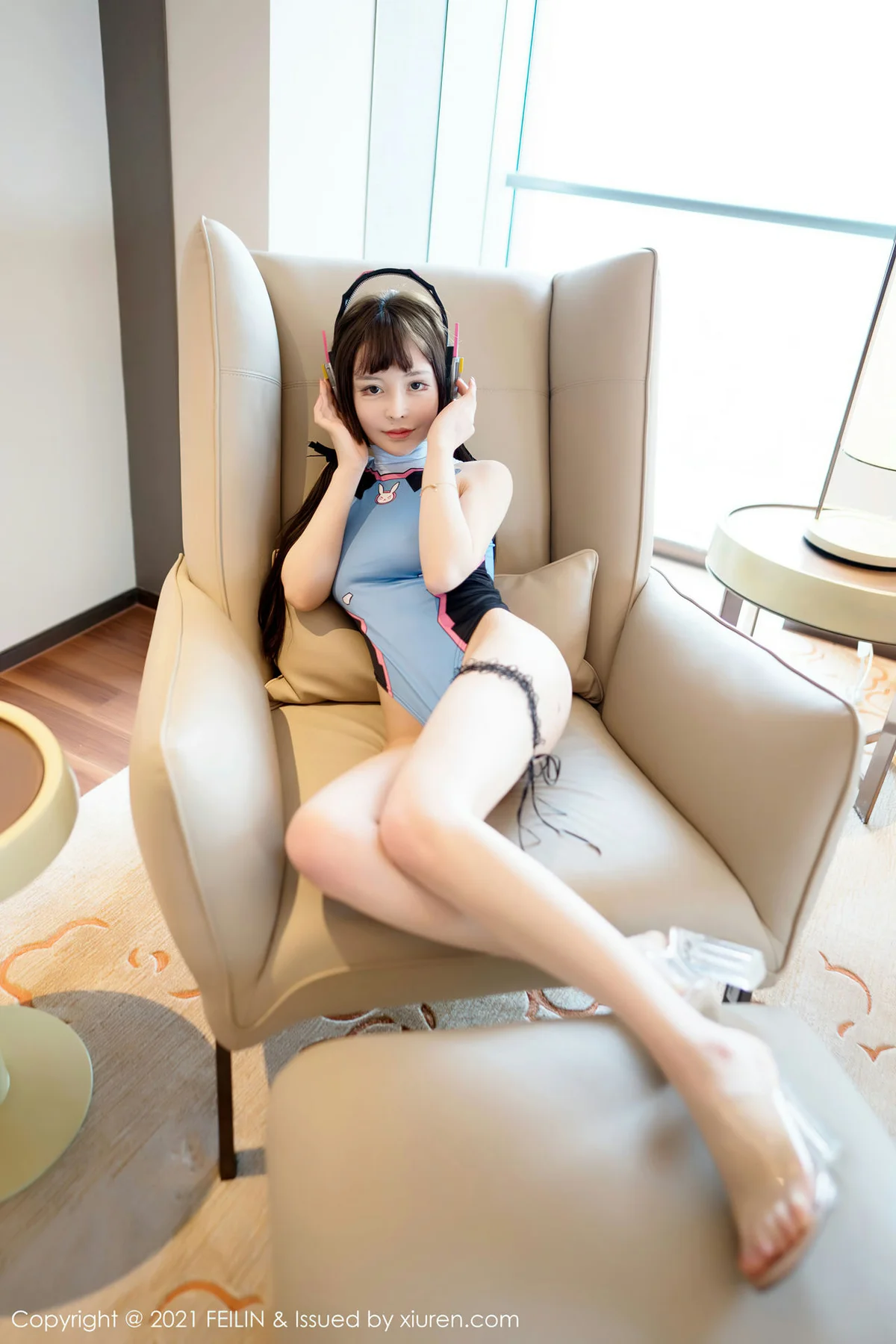 FeiLin 嗲囡囡 Vol.374 哩哩呀 清纯动人的动漫DVA - 1