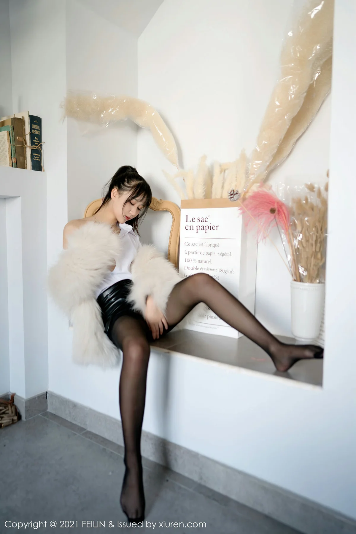 FeiLin 嗲囡囡 Vol.390 娇柔欲滴软妹子 小果冻儿 性感写真 - 10