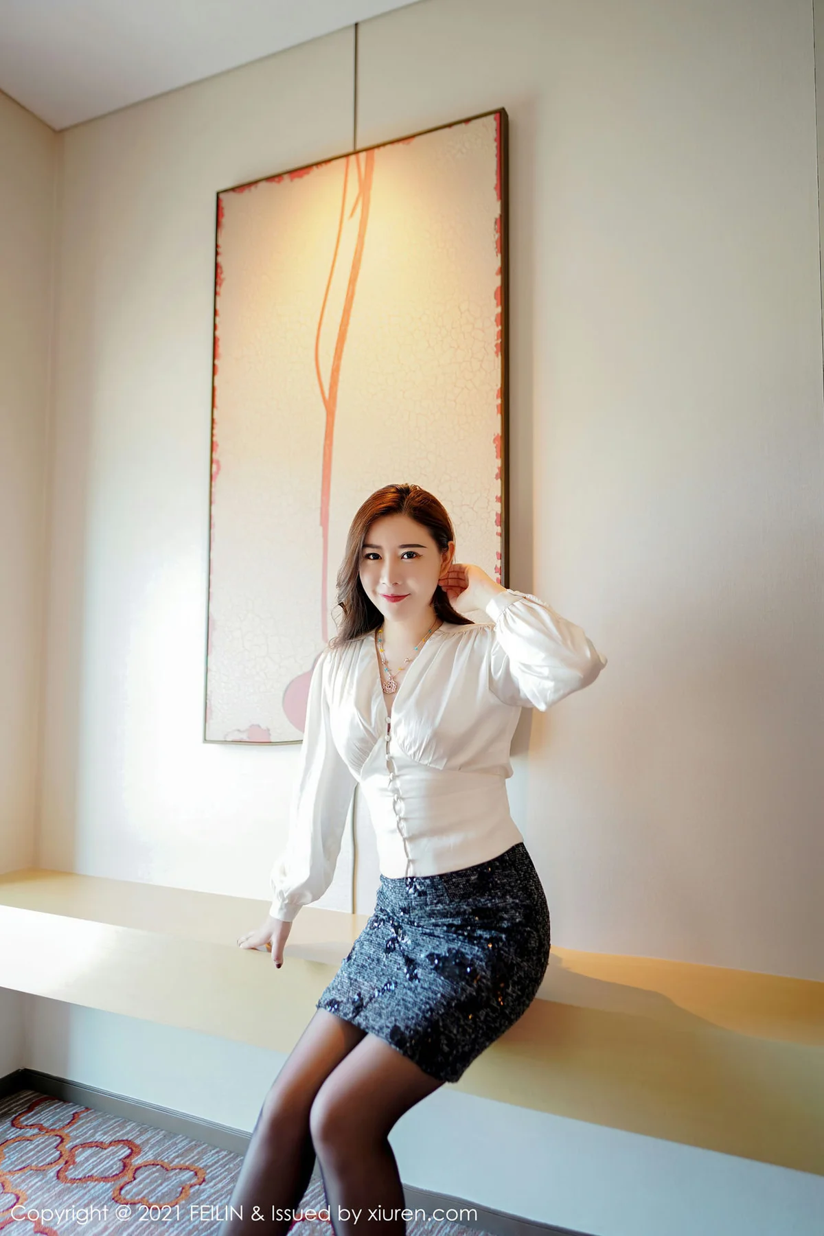 FeiLin 嗲囡囡 Vol.400 情趣服饰 王婉悠Queen 最新性感写真33 - 4