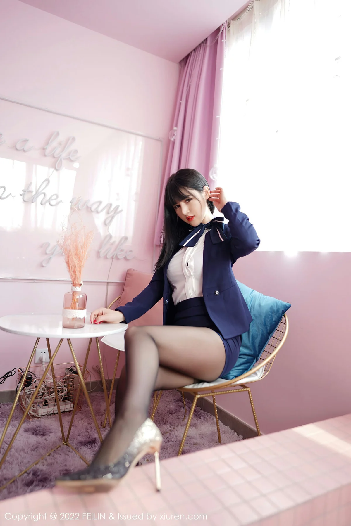 FeiLin 嗲囡囡 Vol.432  制服诱惑系列 诗诗kiki 美女写真33 - 6