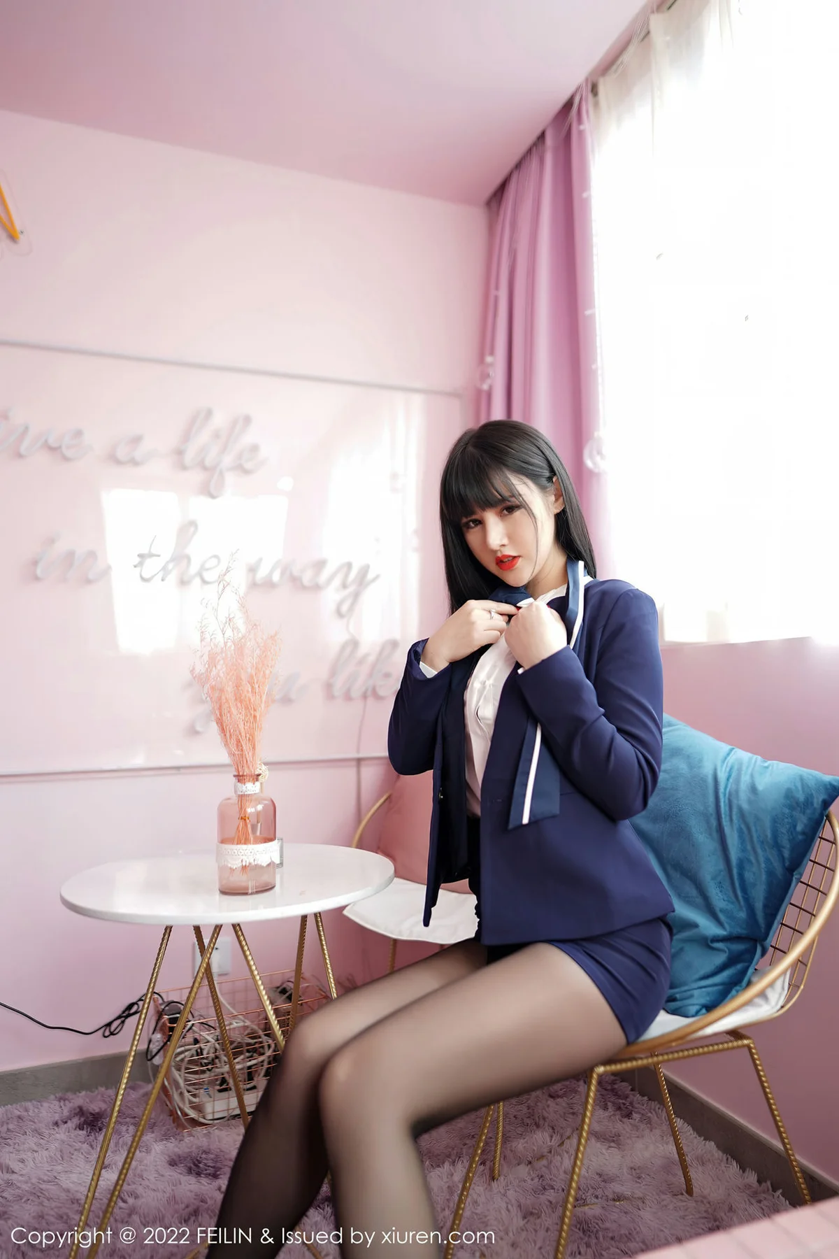 FeiLin 嗲囡囡 Vol.432  制服诱惑系列 诗诗kiki 美女写真33 - 9