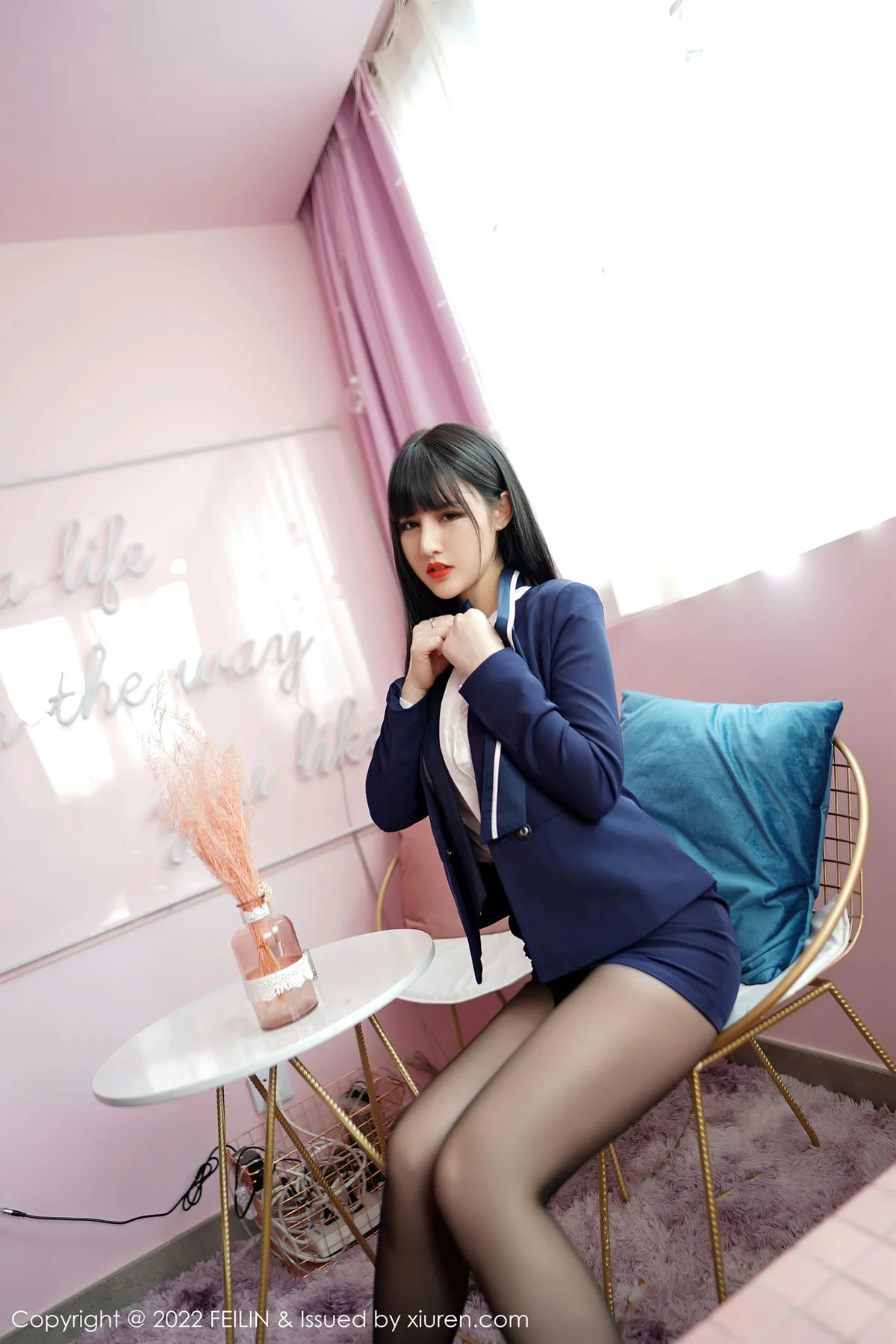 FeiLin 嗲囡囡 Vol.432  制服诱惑系列 诗诗kiki 美女写真33 - 10