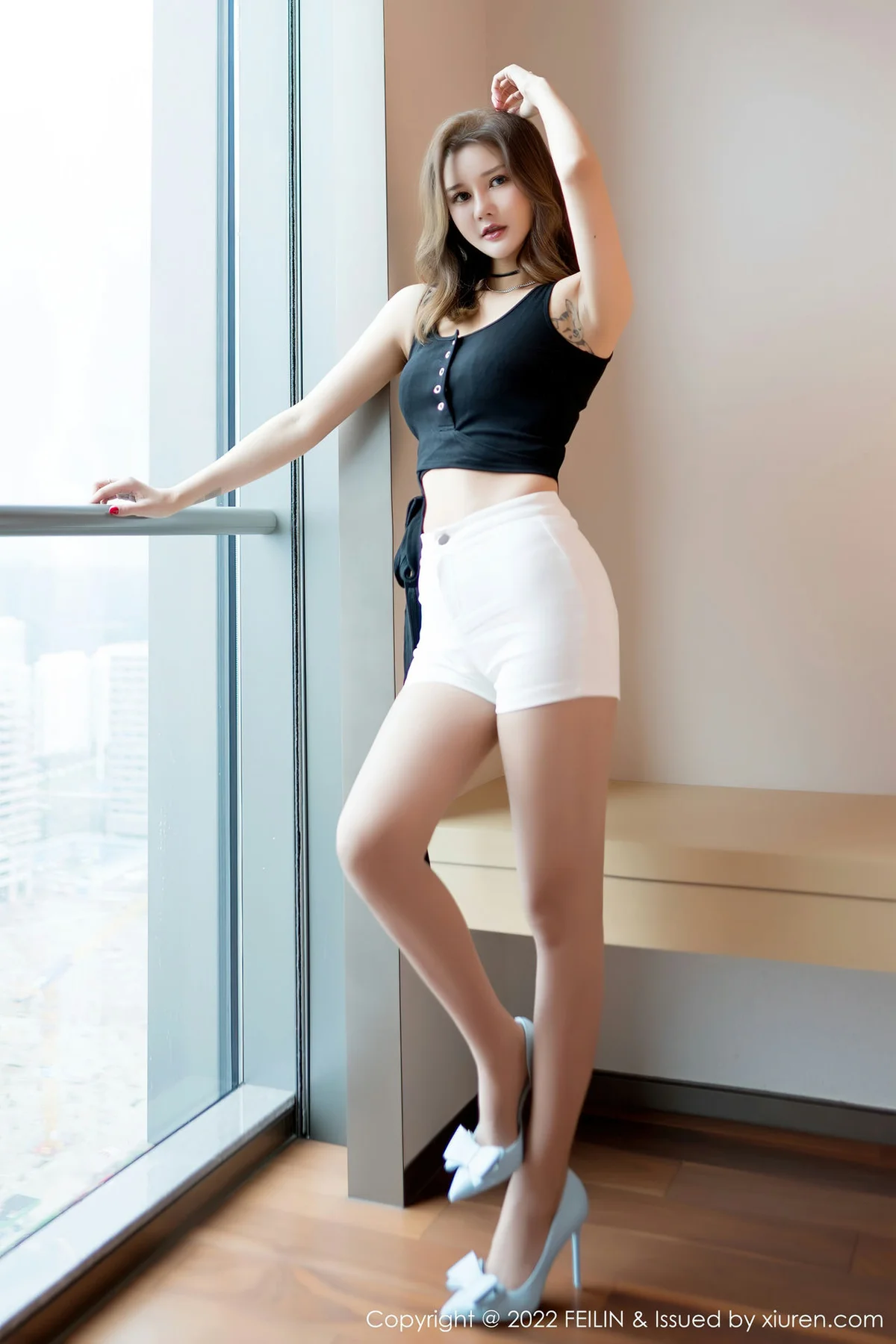 FeiLin 嗲囡囡 Vol.447  妩媚动人 文芮jeninfer 性感写真 - 7