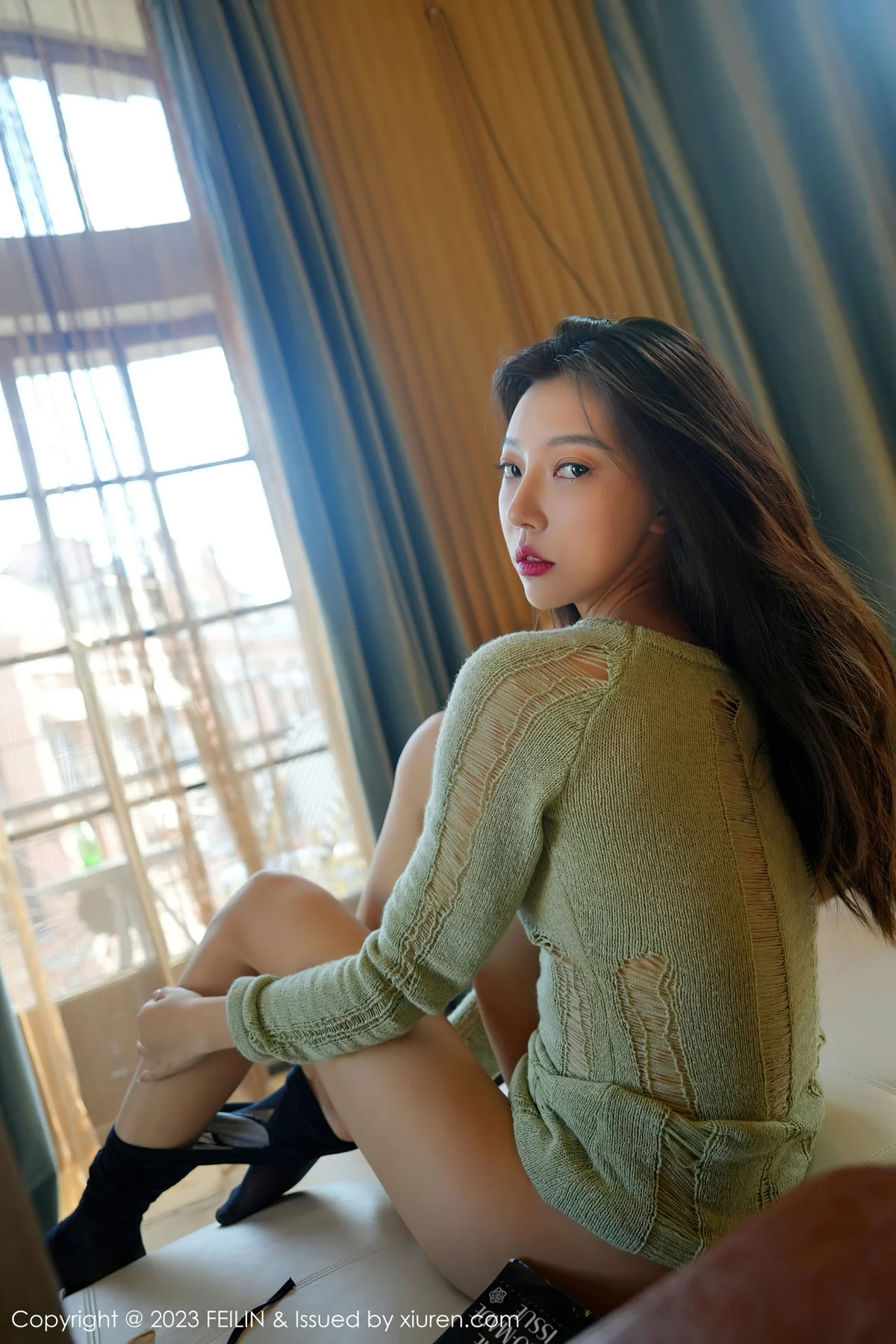 FeiLin 嗲囡囡 Vol.462  冯木木LRIS 酒店室内场景拍摄写真 - 2