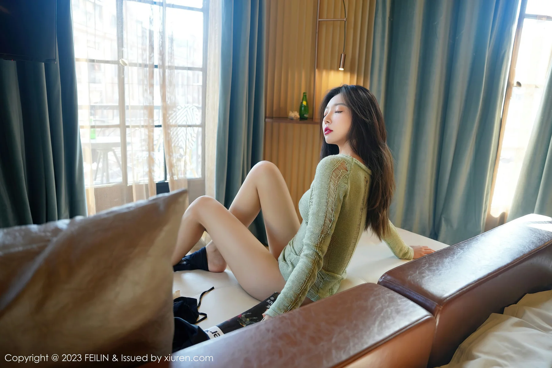 FeiLin 嗲囡囡 Vol.462  冯木木LRIS 酒店室内场景拍摄写真 - 6