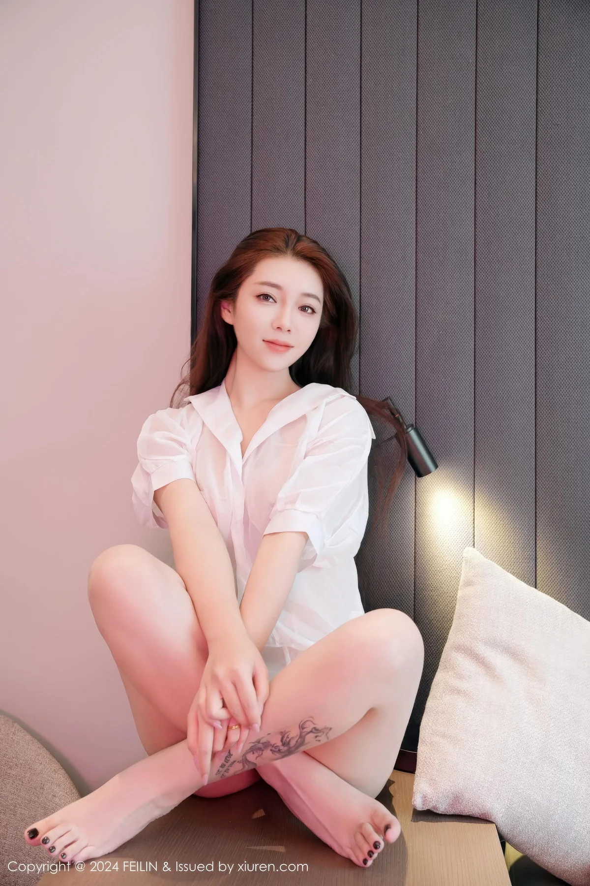 FeiLin 嗲囡囡 Vol.481  沐娜娜 性格男友衬衫 - 6