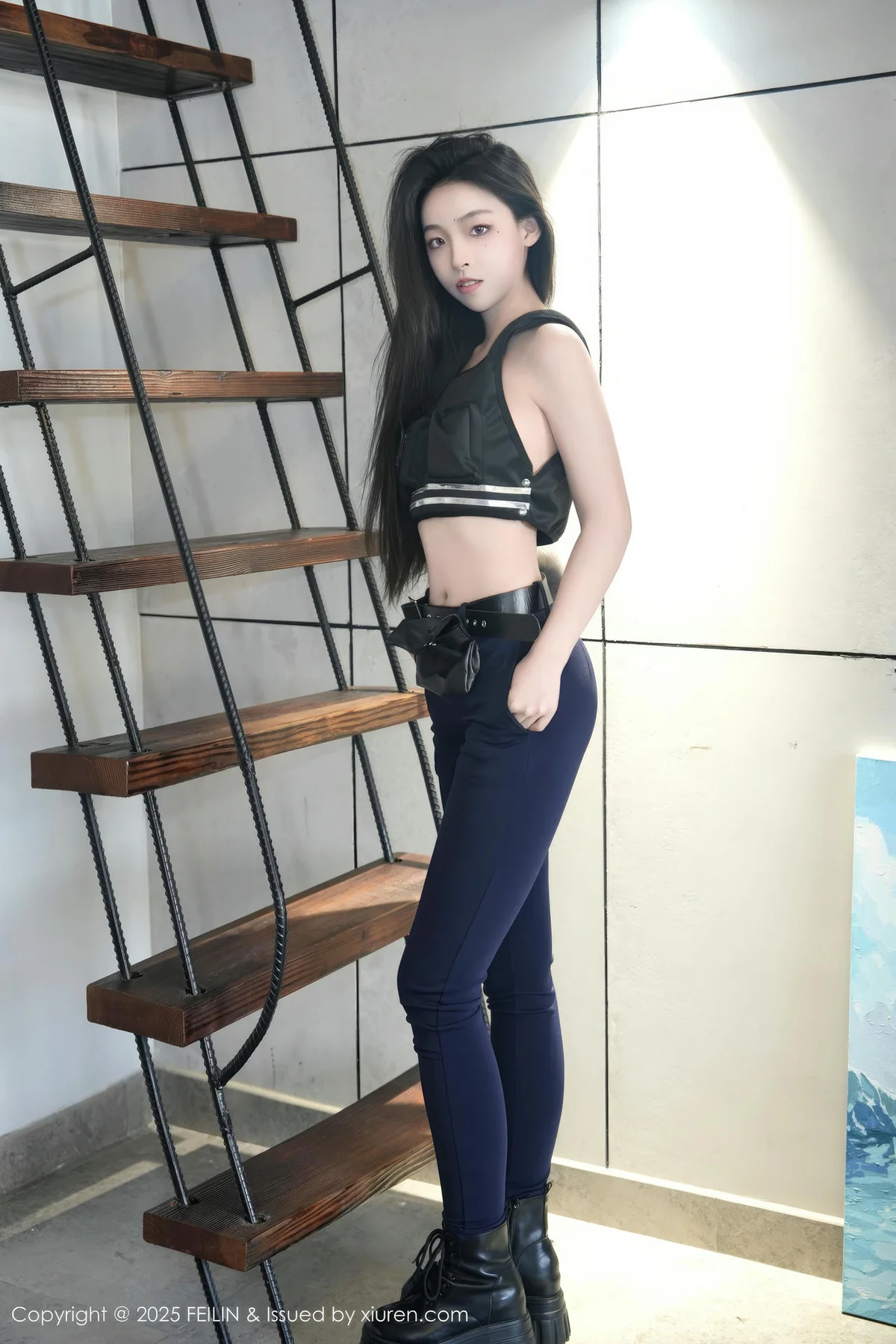 FeiLin 嗲囡囡 Vol.497  芝樱 兔女郎警官 - 8