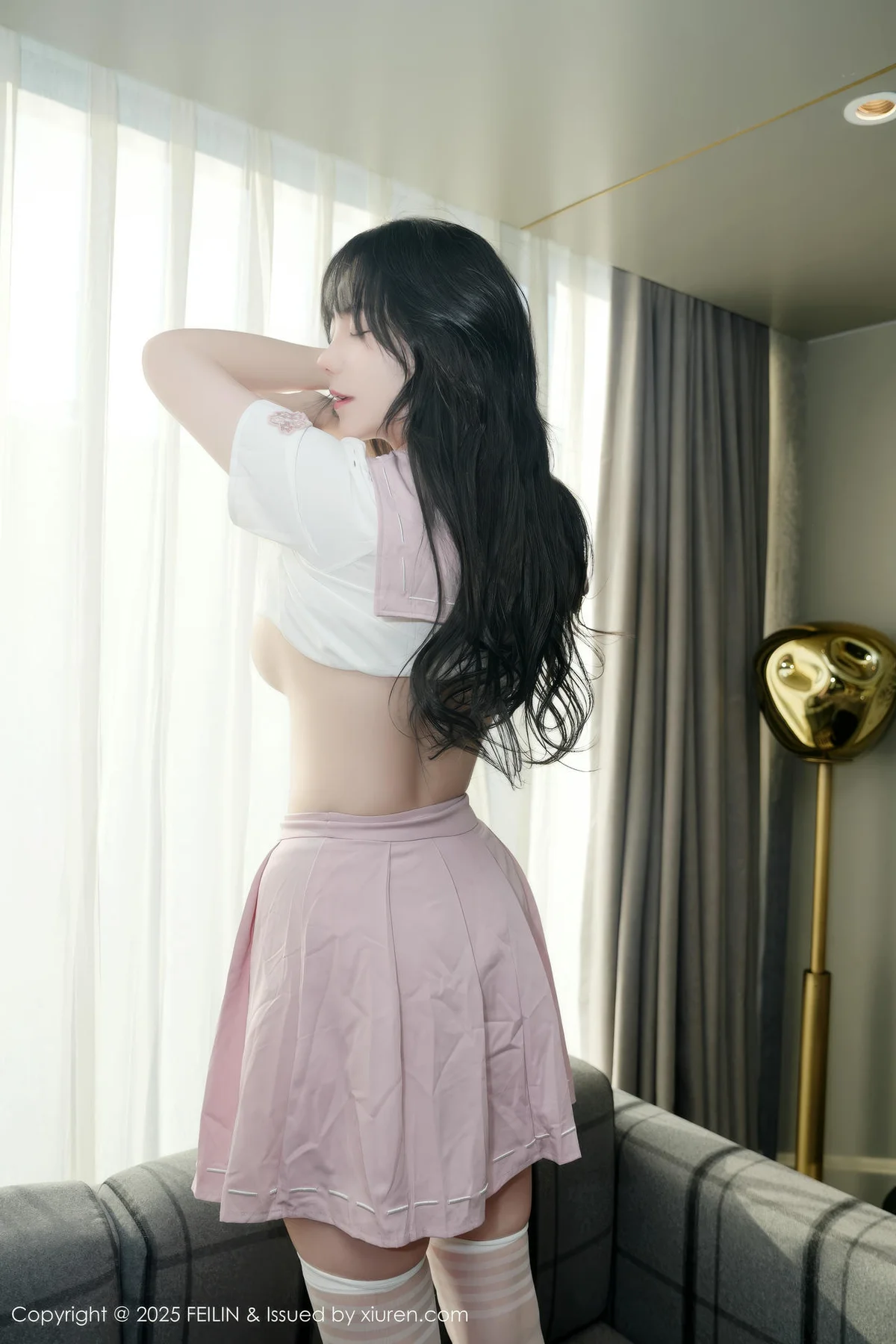 FeiLin 嗲囡囡 Vol.503  软情 萝莉制服少女 - 7