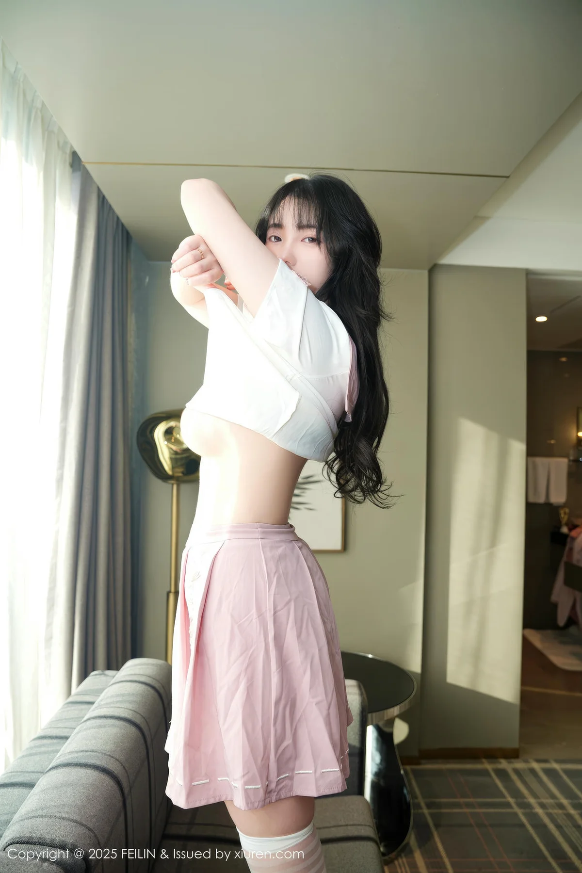 FeiLin 嗲囡囡 Vol.503  软情 萝莉制服少女 - 9