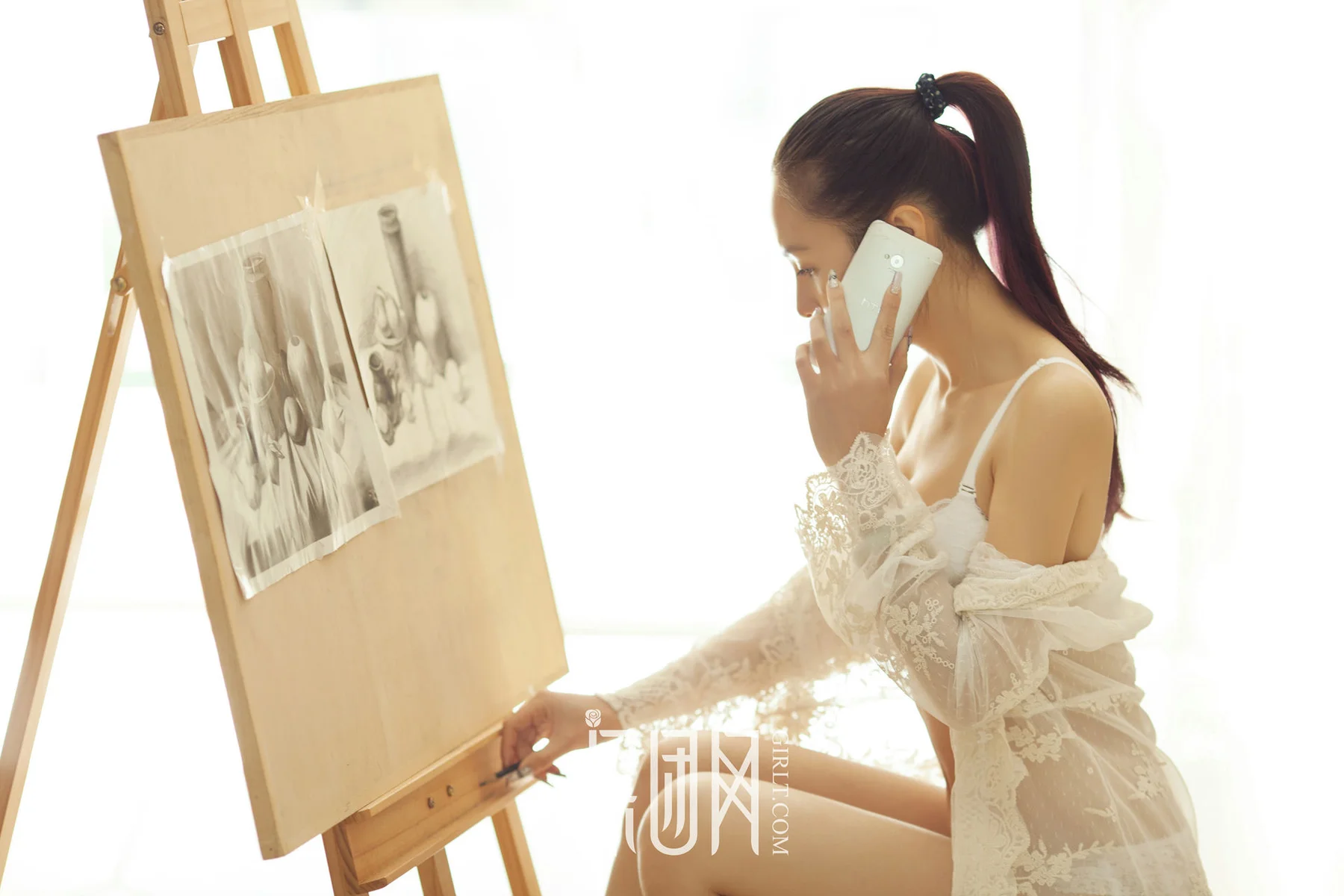 GIRLT 果团网 No.033 Modo 美女画家_LP - 2