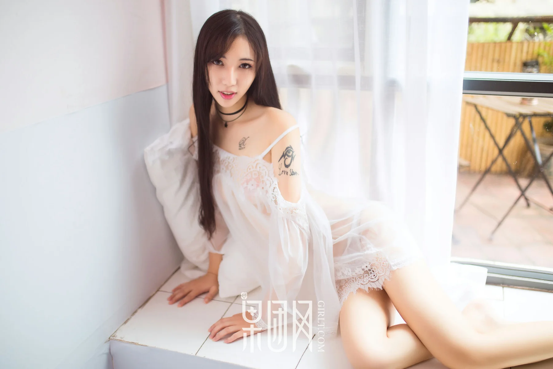 GIRLT 果团网 No.078 Modo 小雨白丝_薄荷叶SUMMER - 7