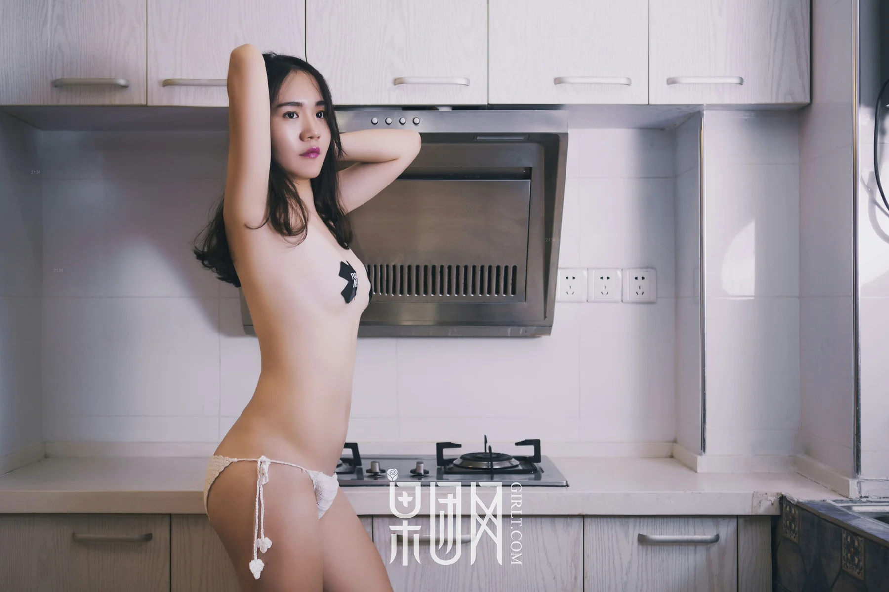 GIRLT 果团网 No.101 Modo 针织网美女_独眼大脸猫 - 4