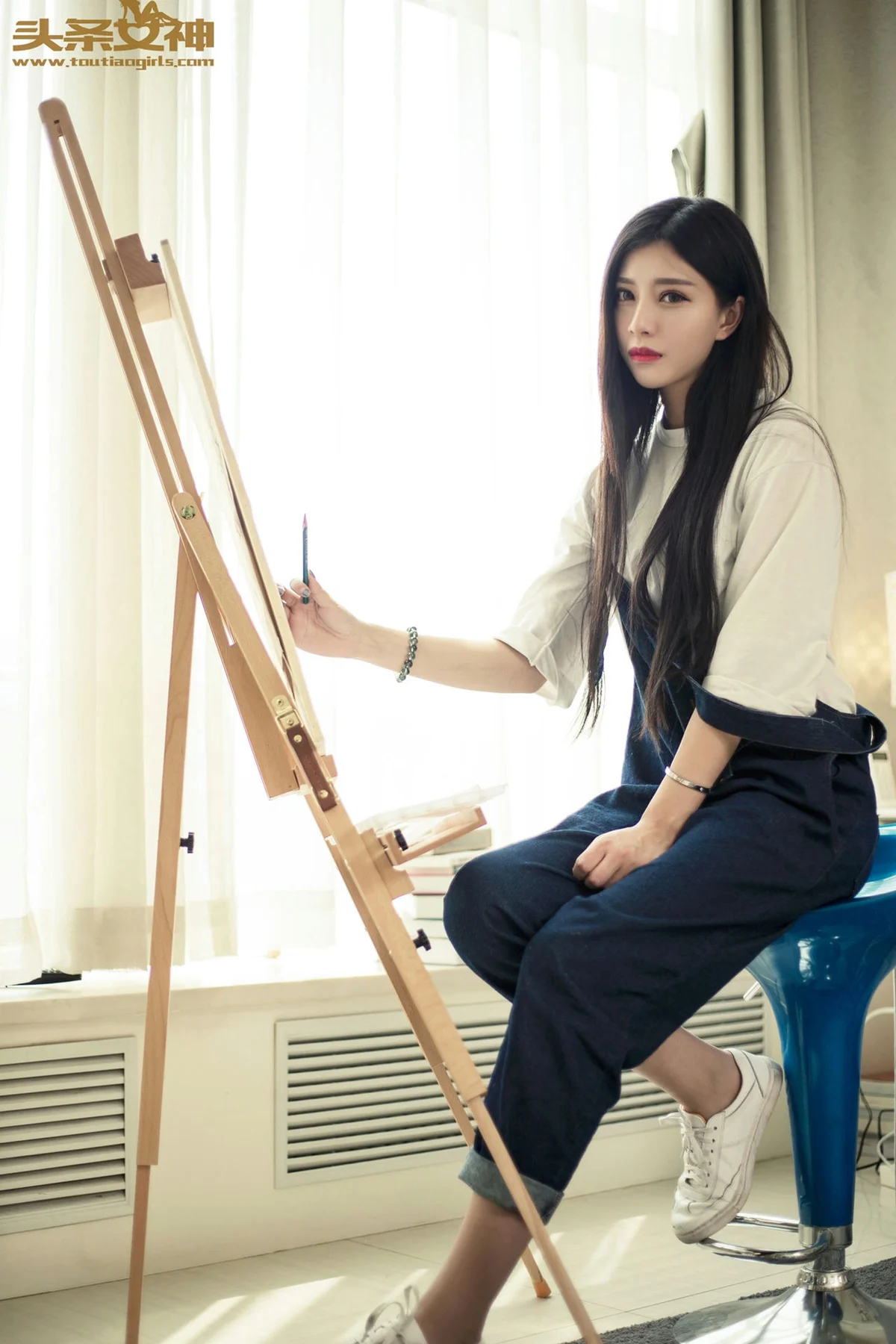 Goddes 头条女神 No.021 Modo coco油画小美女 - 1