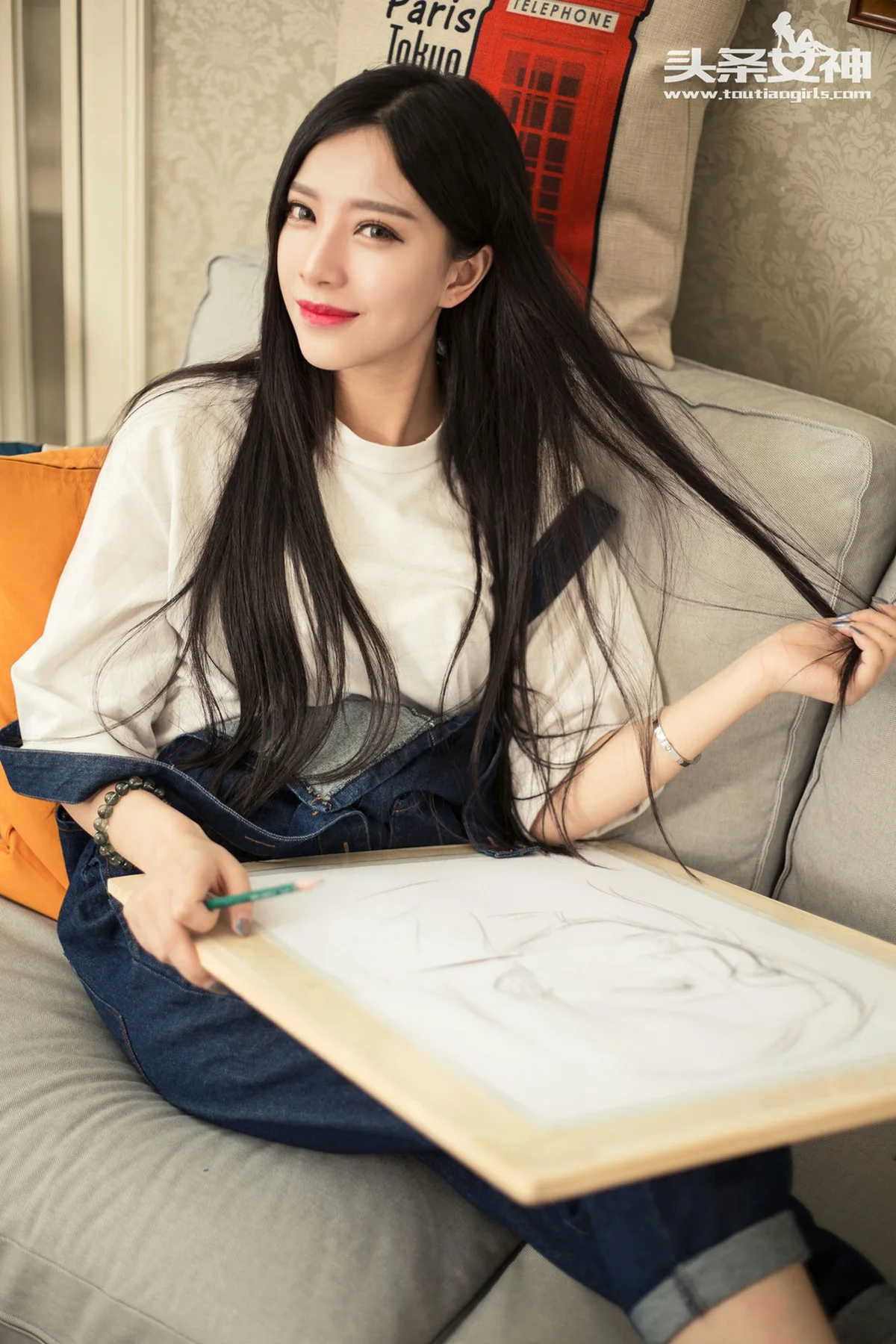 Goddes 头条女神 No.021 Modo coco油画小美女 - 3