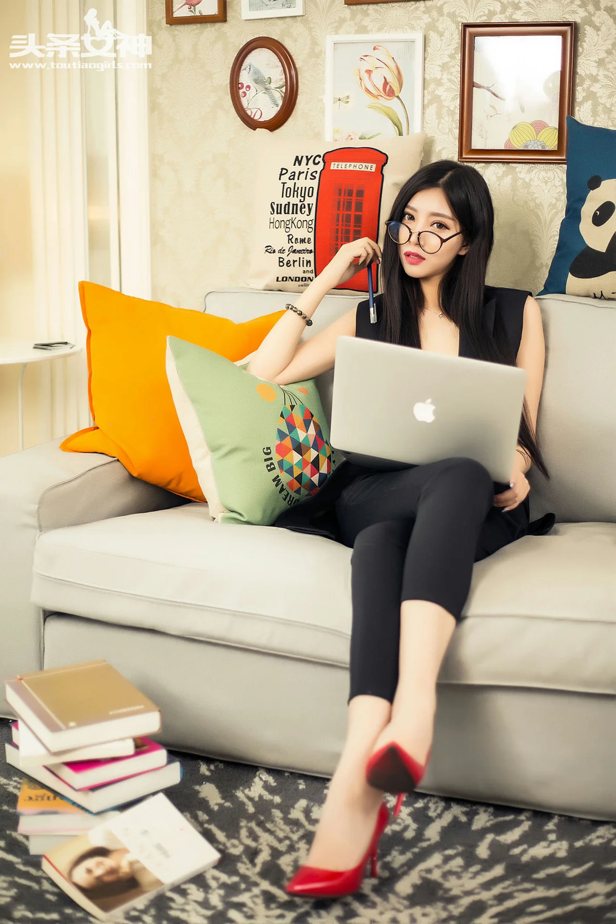 Goddes 头条女神 No.036 Modo COCO性感小秘书黑丝 - 2