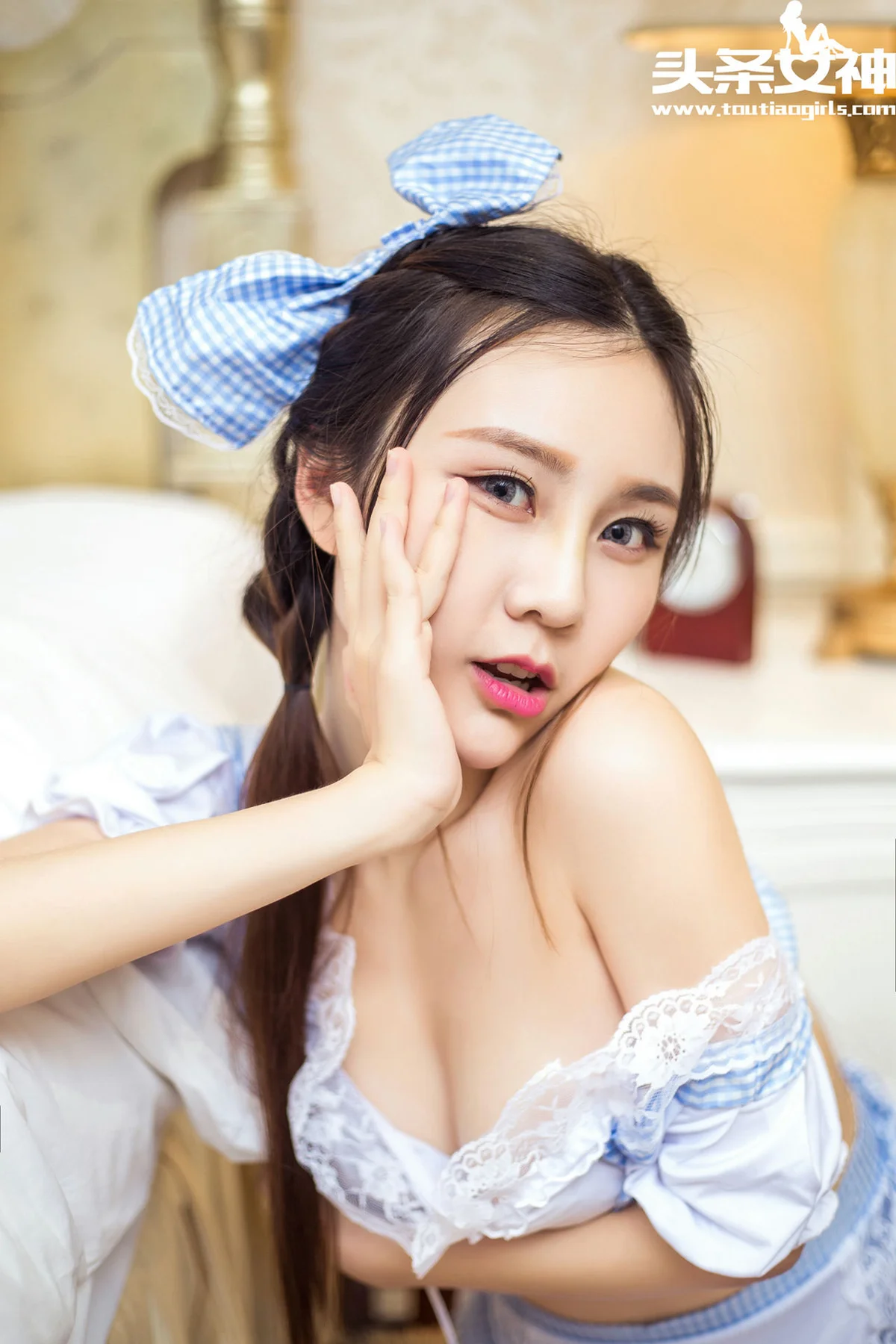 Goddes 头条女神 No.125 Modo 极致性感女仆周思超 - 1