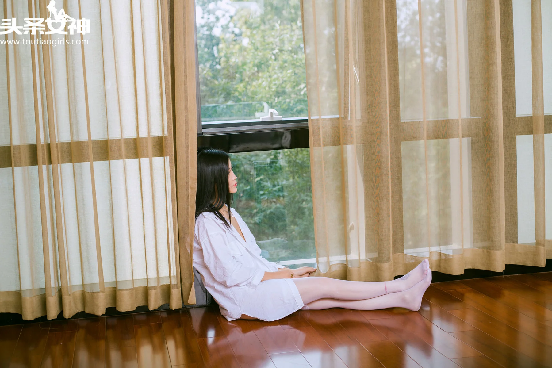 Goddes 头条女神 No.149 Modo 灵儿空灵白衬衫 - 1