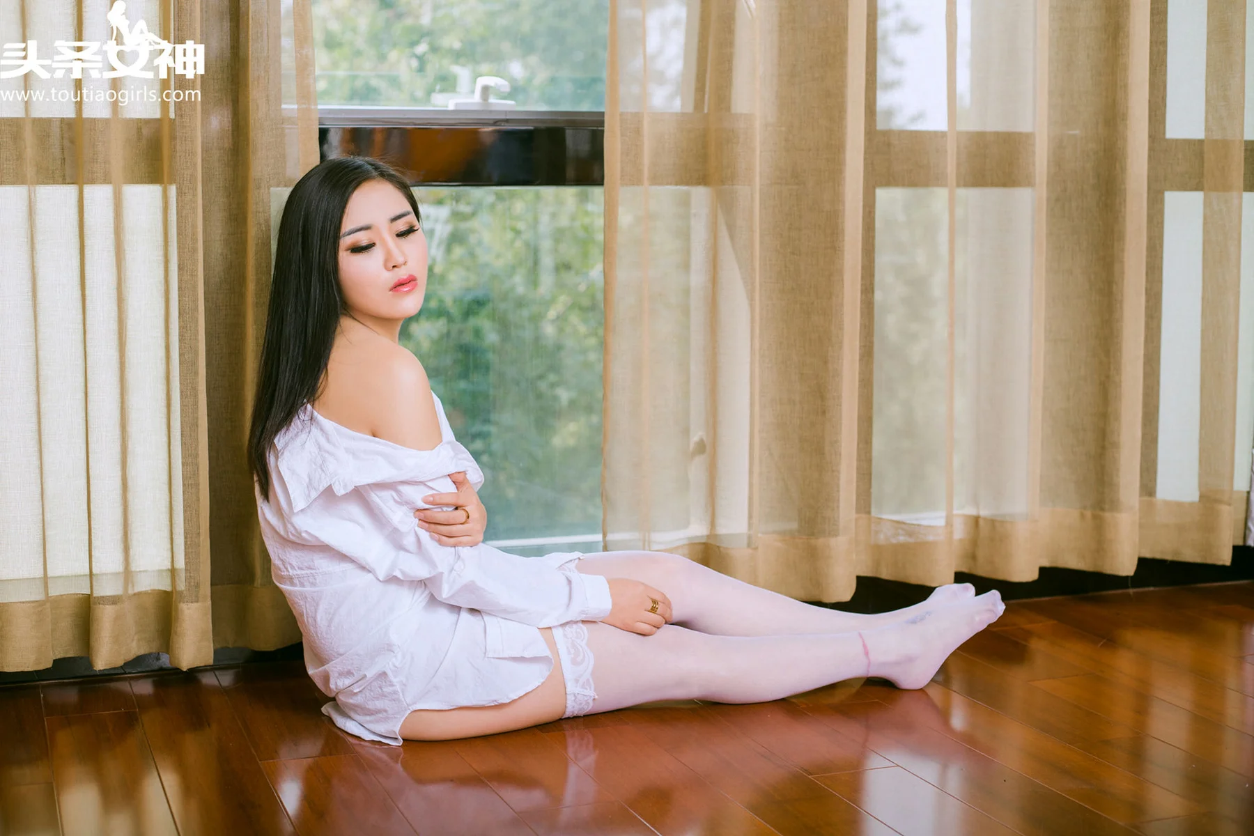 Goddes 头条女神 No.149 Modo 灵儿空灵白衬衫 - 5