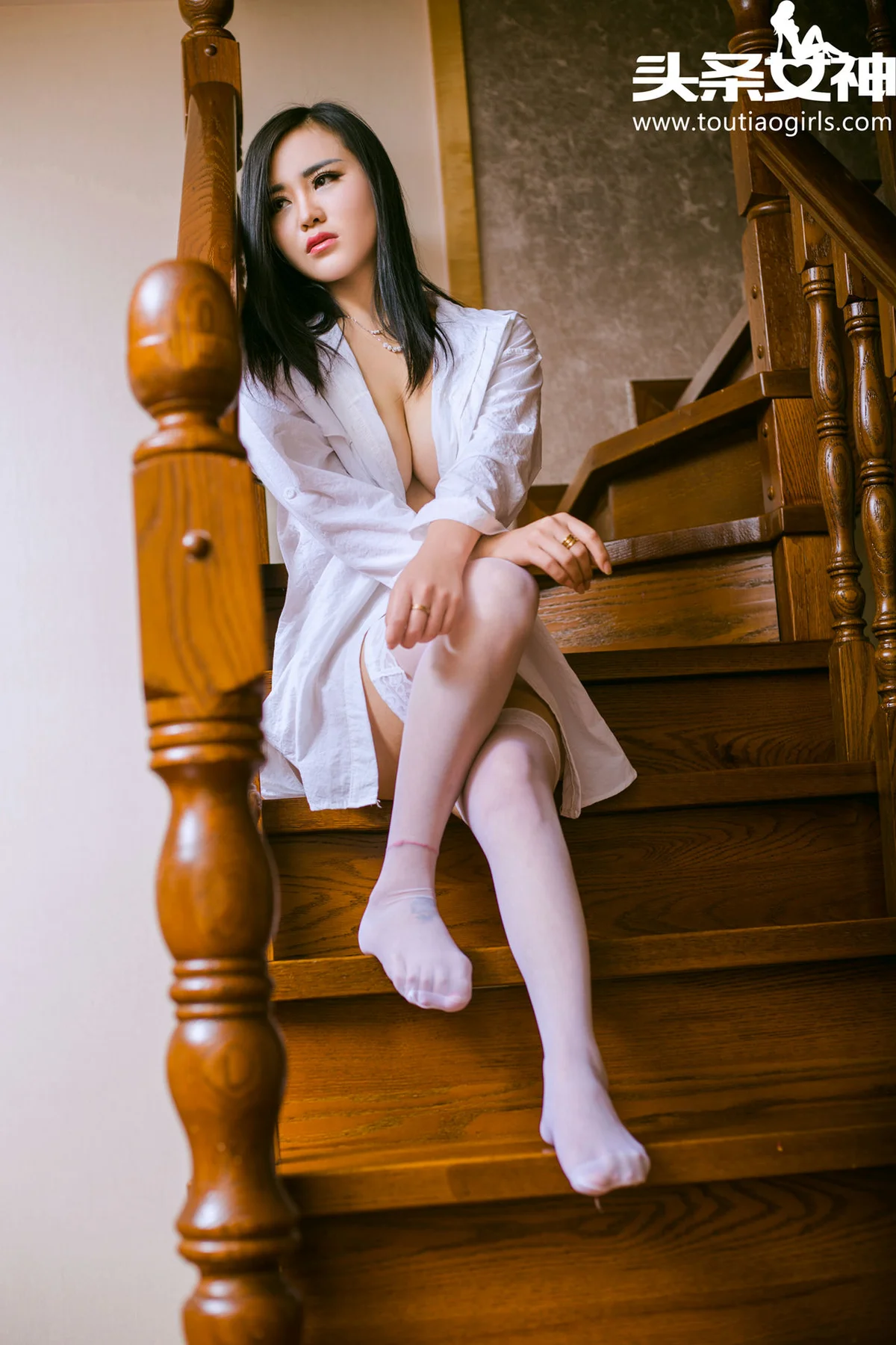 Goddes 头条女神 No.149 Modo 灵儿空灵白衬衫 - 3