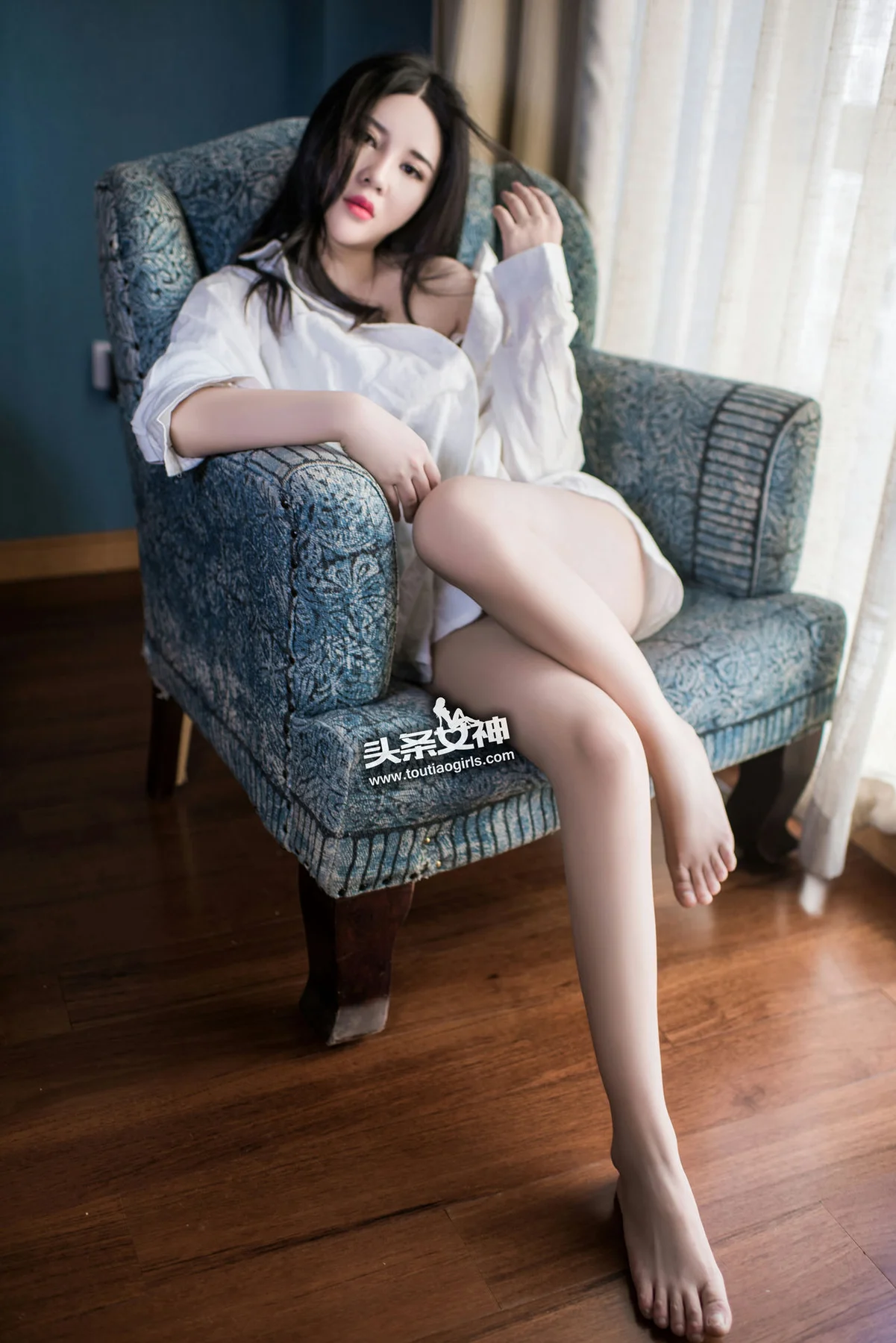 Goddes 头条女神 No.290 Modo 可儿热情白衬衣 - 4