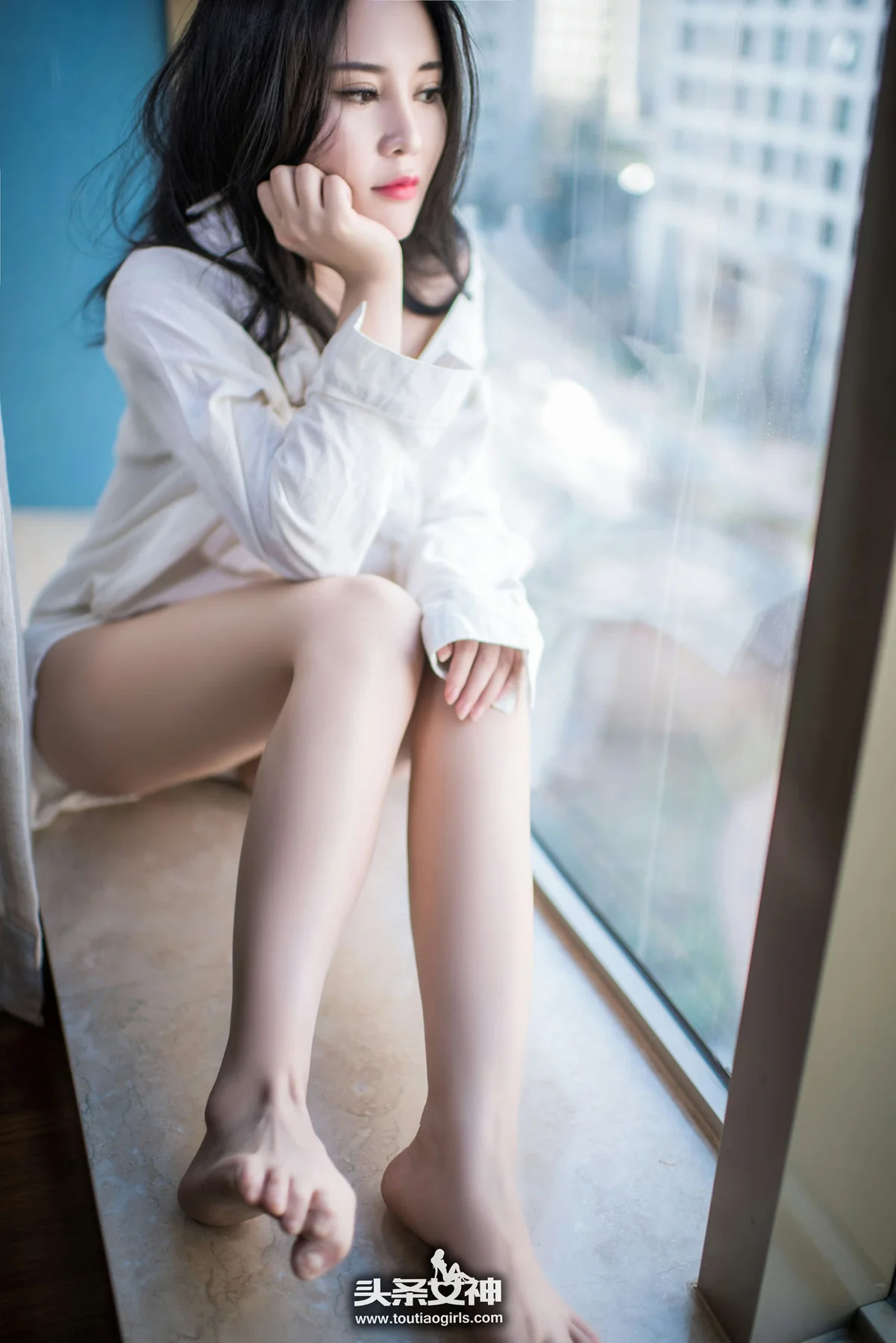 Goddes 头条女神 No.290 Modo 可儿热情白衬衣 - 8