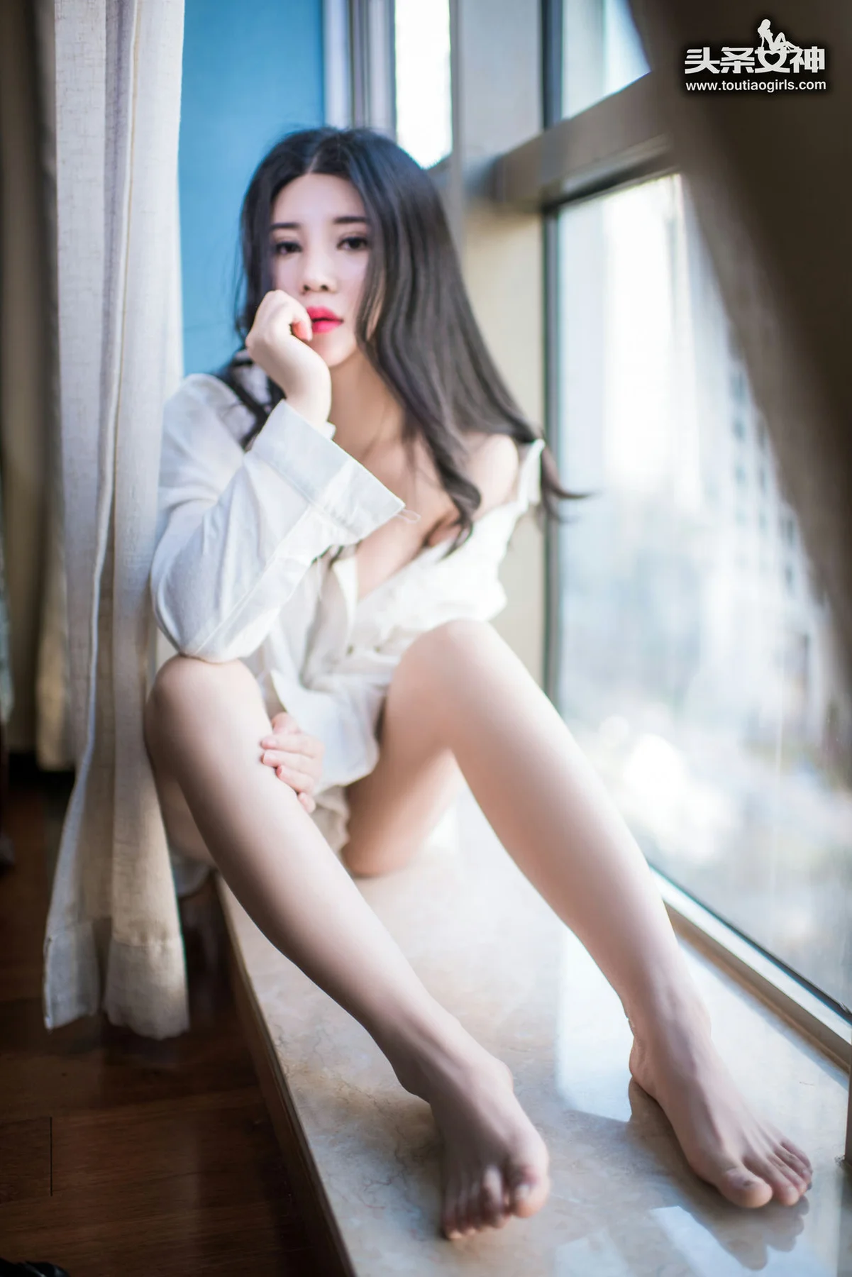 Goddes 头条女神 No.290 Modo 可儿热情白衬衣 - 10