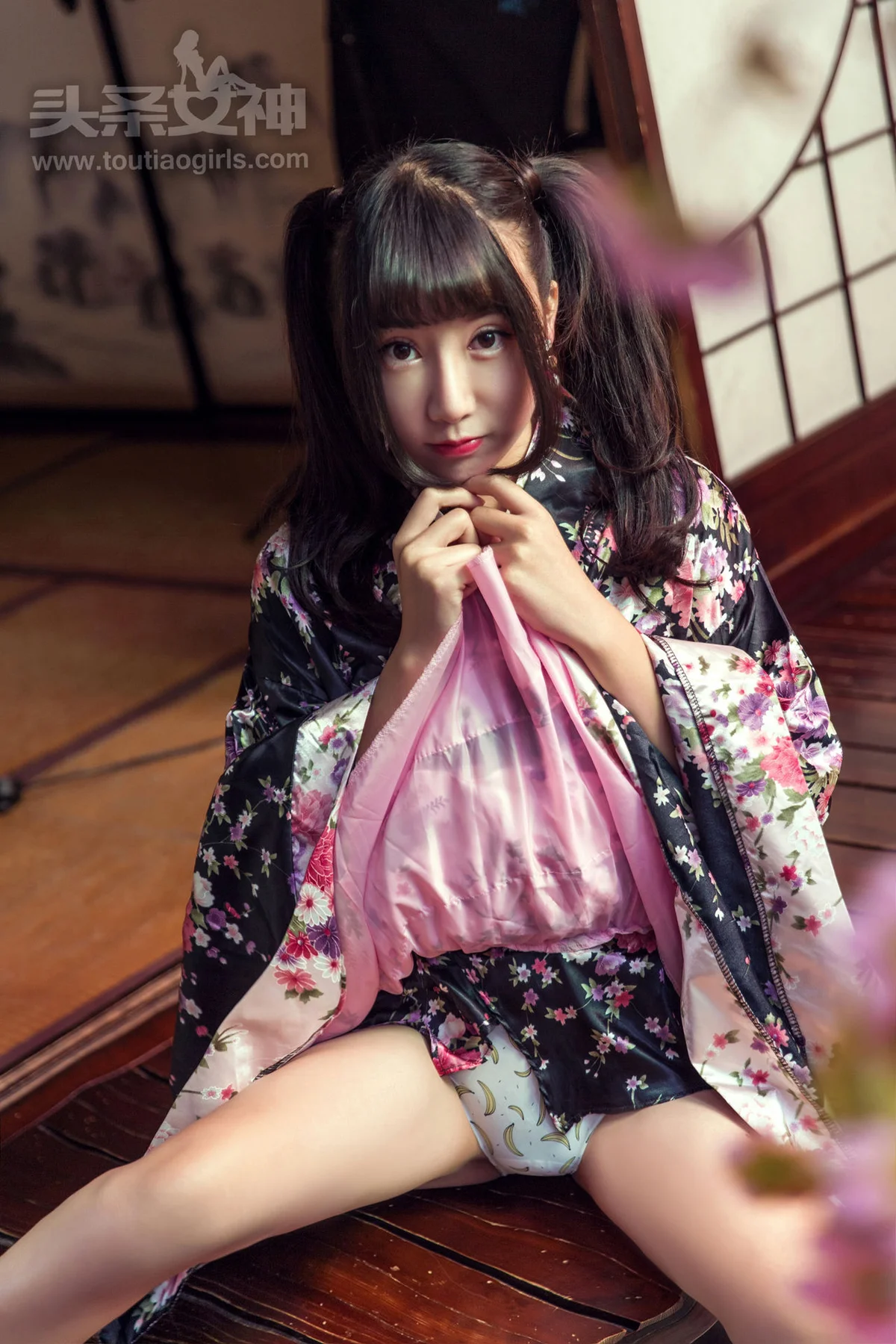 Goddes 头条女神 No.417 Modo 笑笑和服 马尾少女 - 7