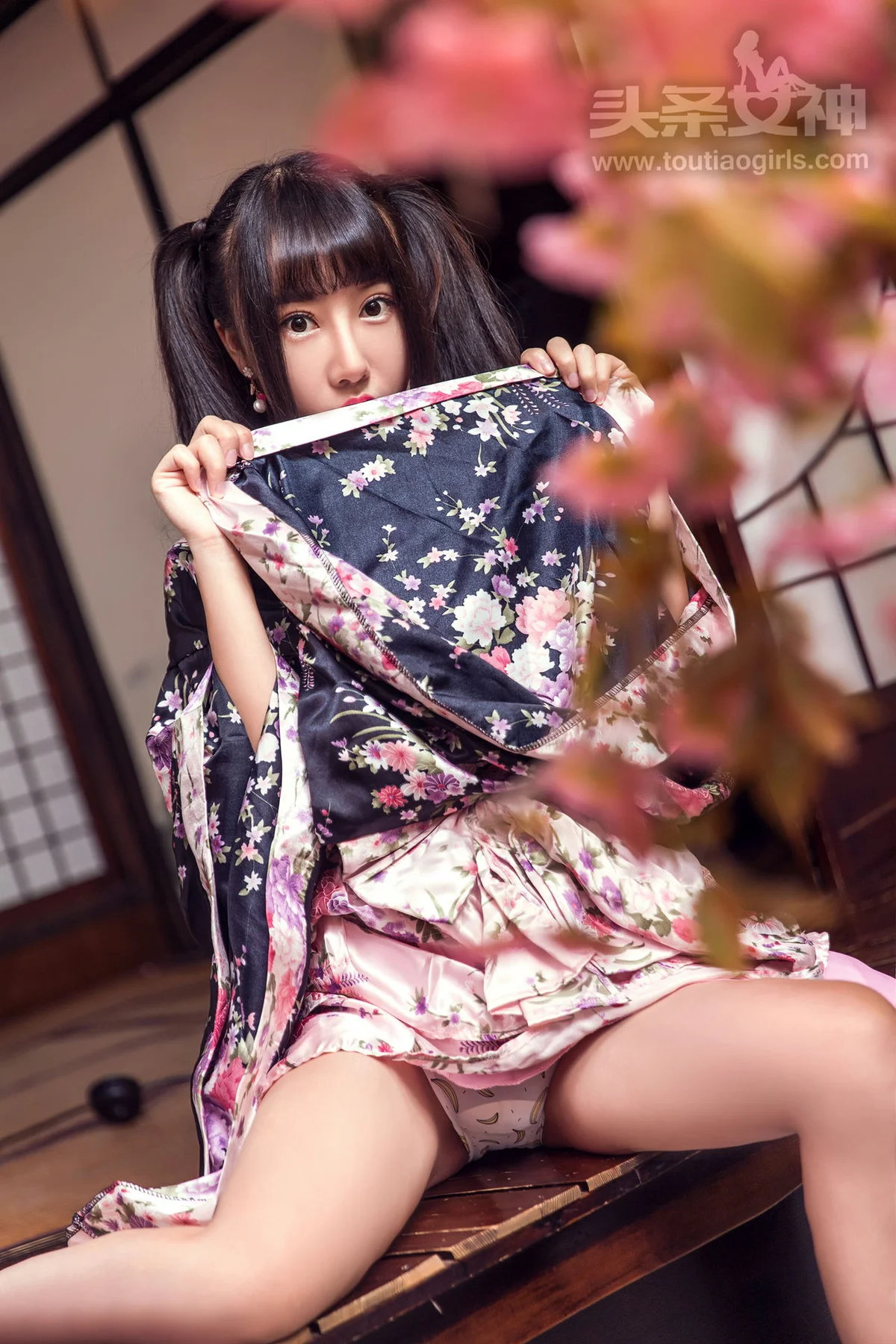 Goddes 头条女神 No.417 Modo 笑笑和服 马尾少女 - 8