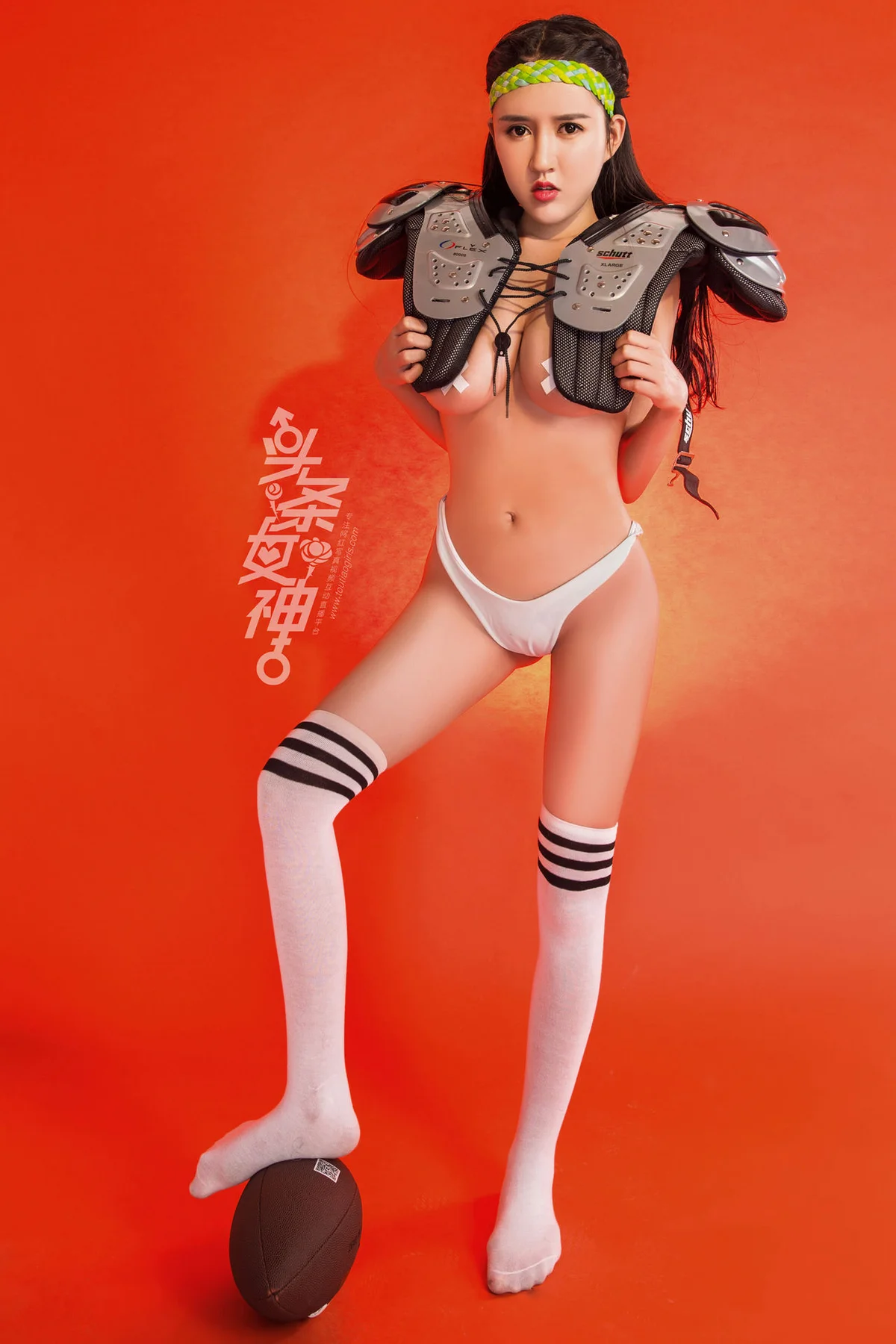 Goddes 头条女神 No.537 Modo 白一晗超级碗女郎 - 4