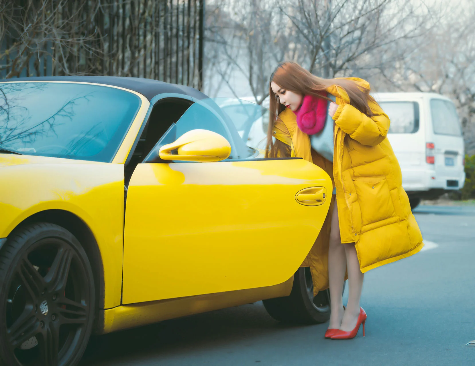 Goddes 头条女神 No.586 Modo 韩夏汐特别车模 - 2