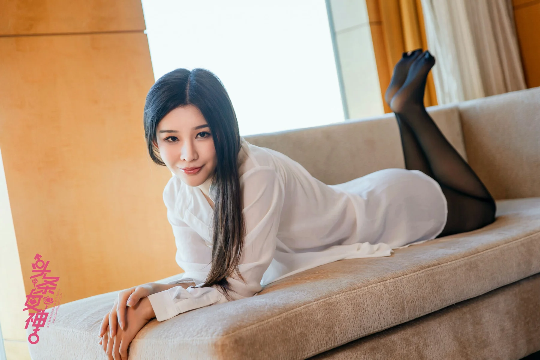 Goddes 头条女神 No.658 Modo 萌萌黑丝 - 8